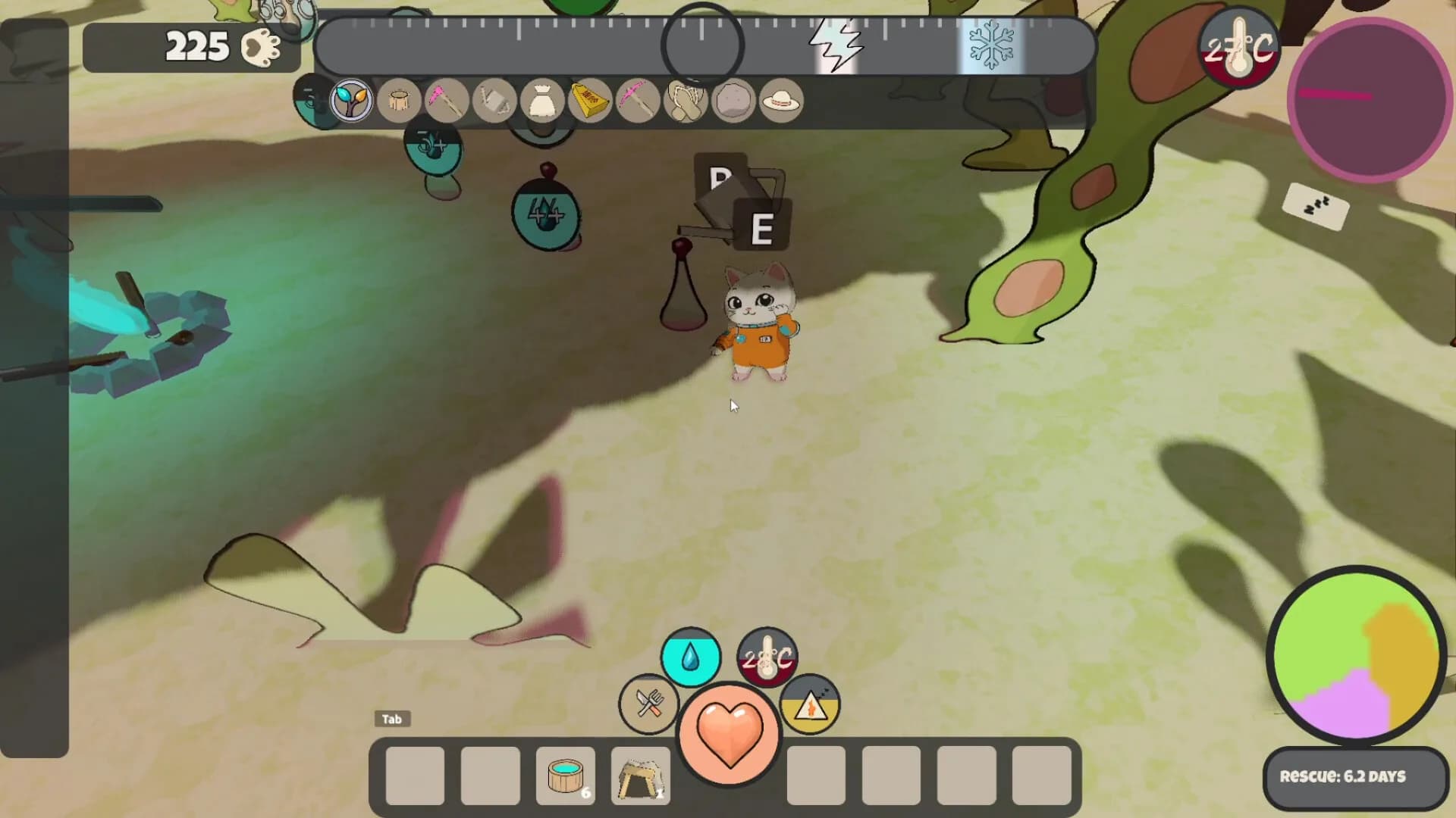 Space Kitten: An Easy Survival Game görsel 6