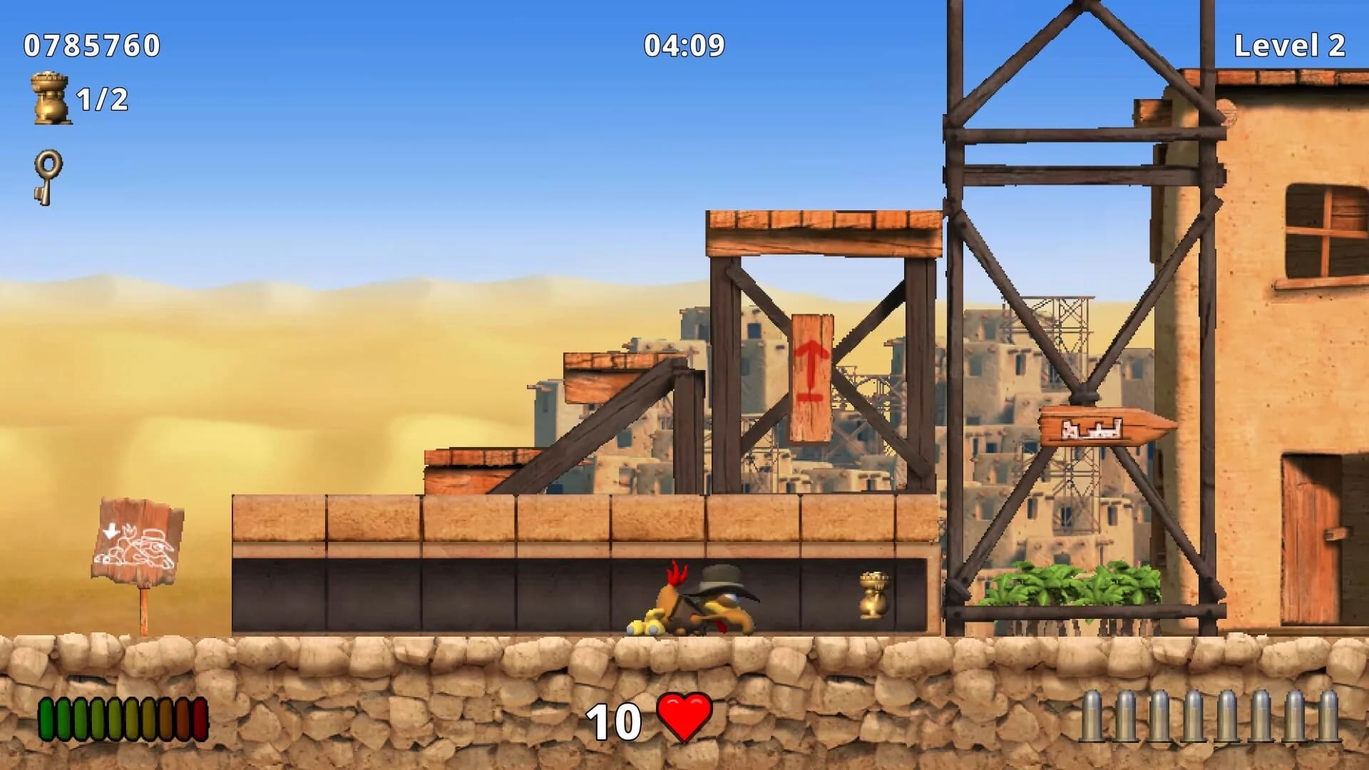 Moorhuhn Jump and Run 'Traps and Treasures 3' görsel 2