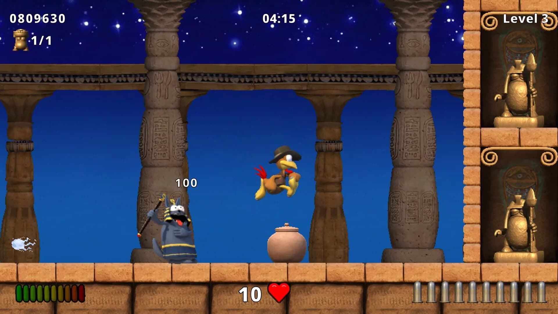 Moorhuhn Jump and Run 'Traps and Treasures 3' görsel 3