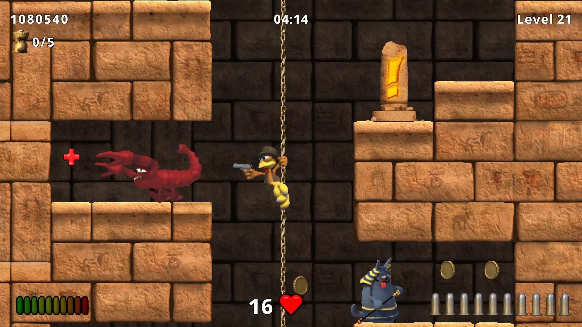 Moorhuhn Jump and Run 'Traps and Treasures 3' görsel 6