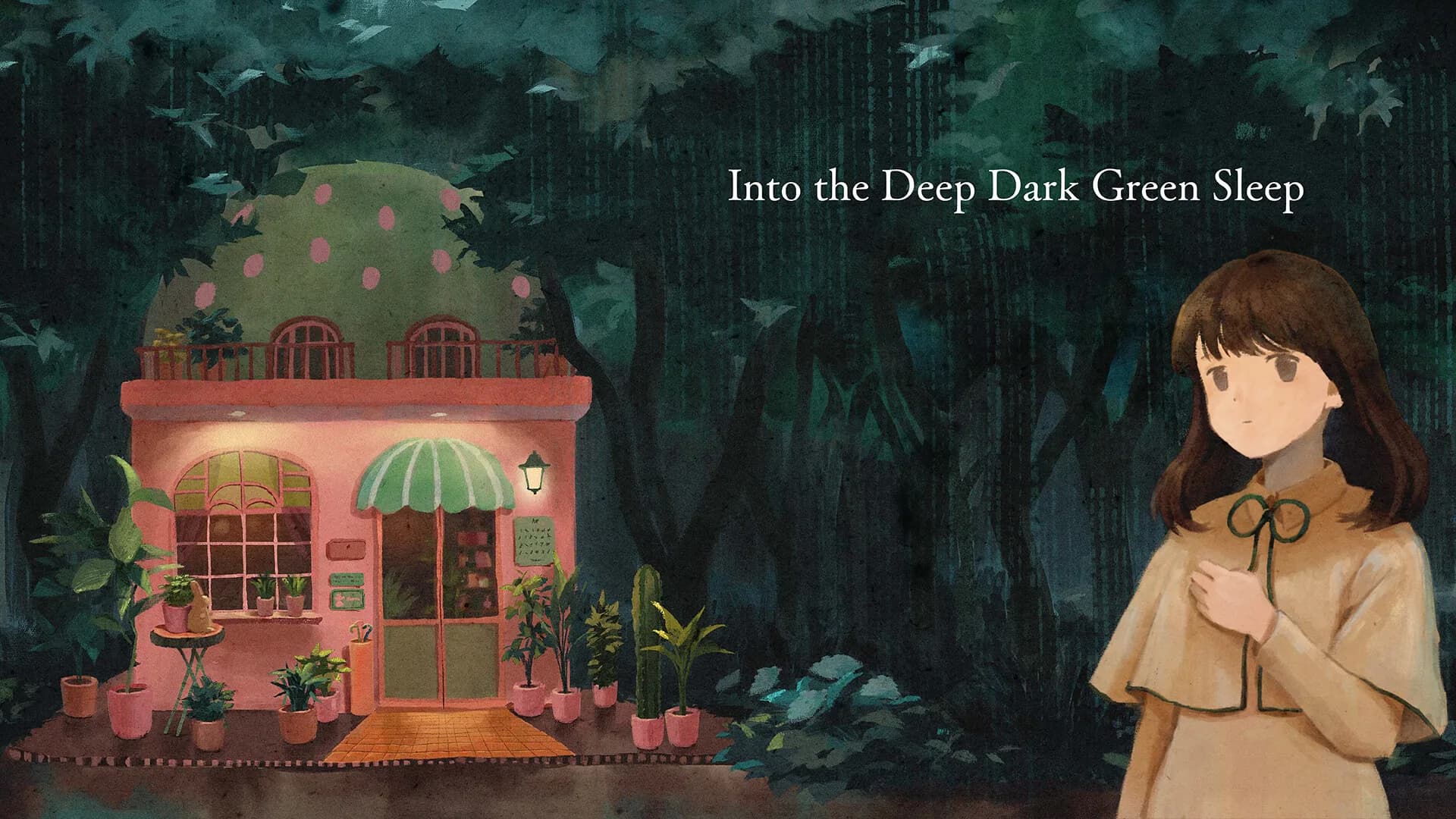 ­Into the Deep Dark Green Sleep ❘ 深くて暗い緑の眠りのなかへ görsel 2
