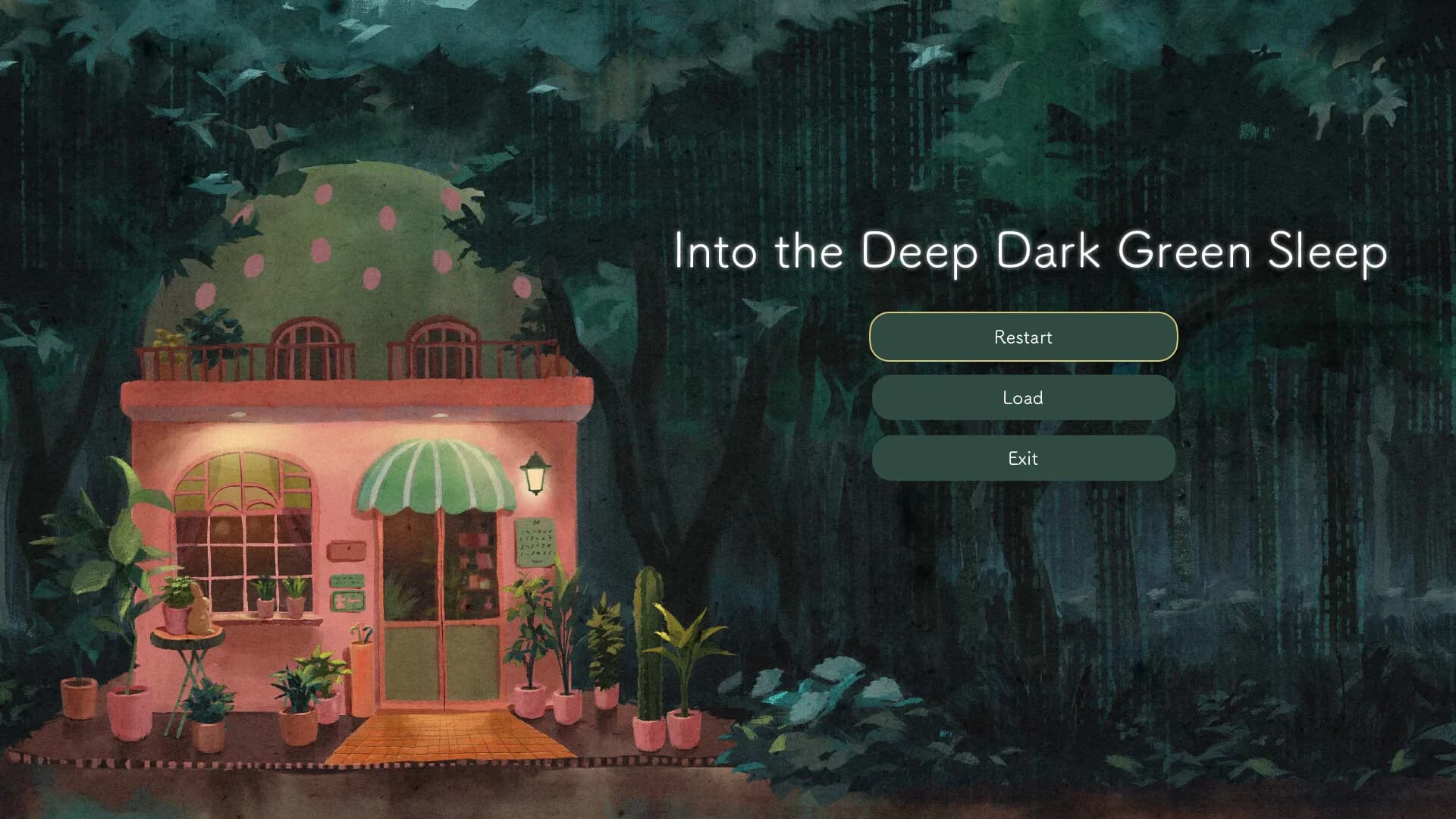 ­Into the Deep Dark Green Sleep ❘ 深くて暗い緑の眠りのなかへ görsel 8