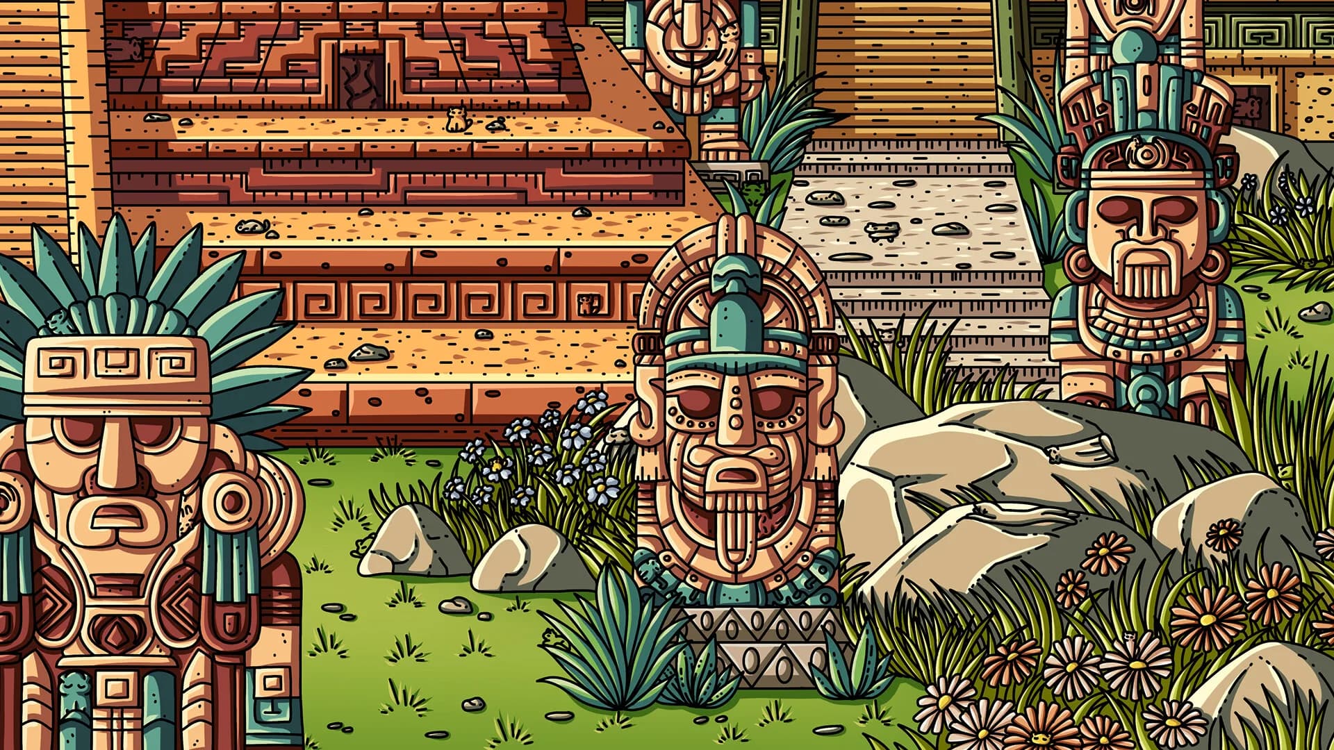 100 Aztec Cats görsel 3