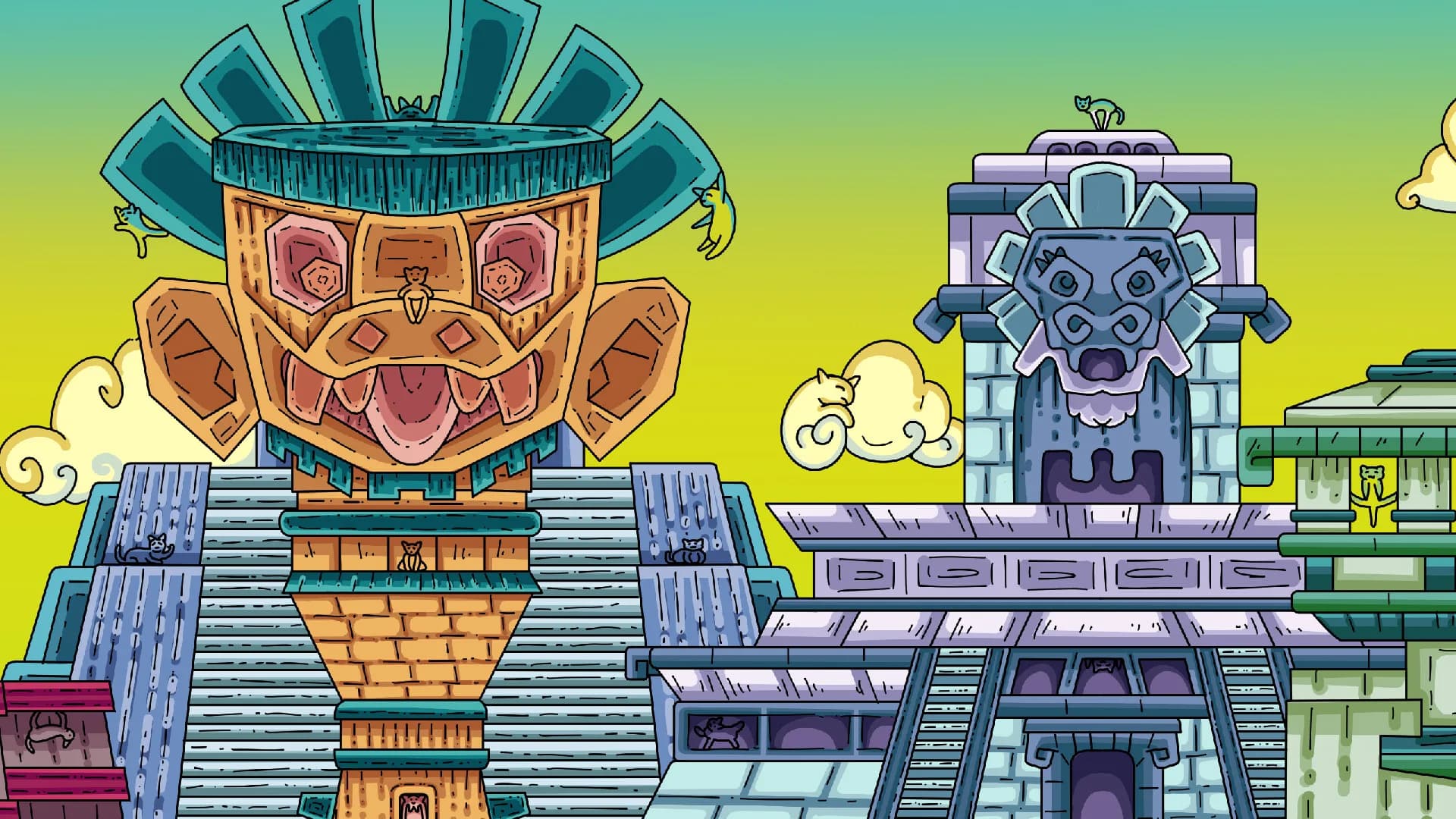 100 Aztec Cats görsel 5