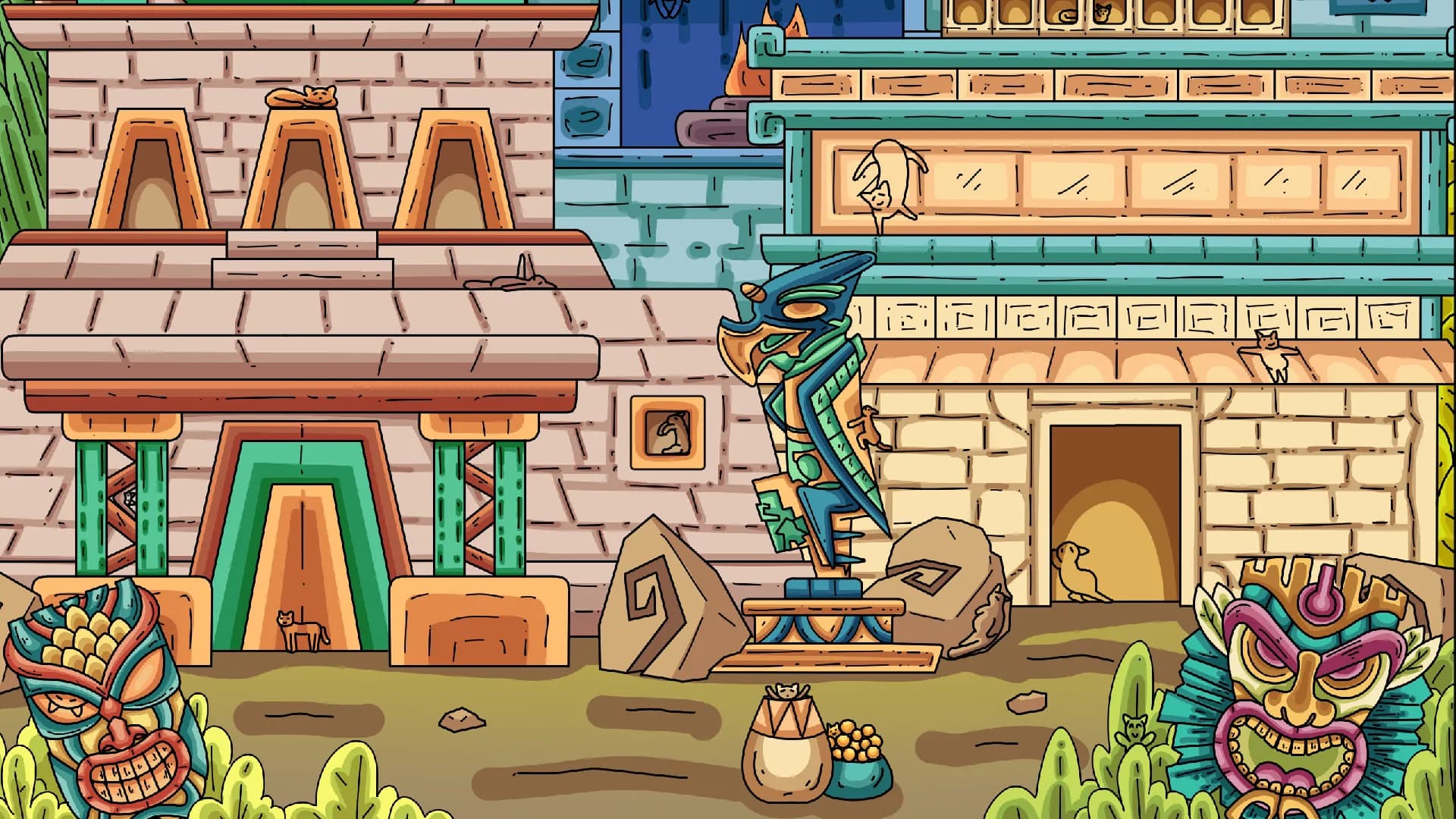 100 Aztec Cats görsel 7