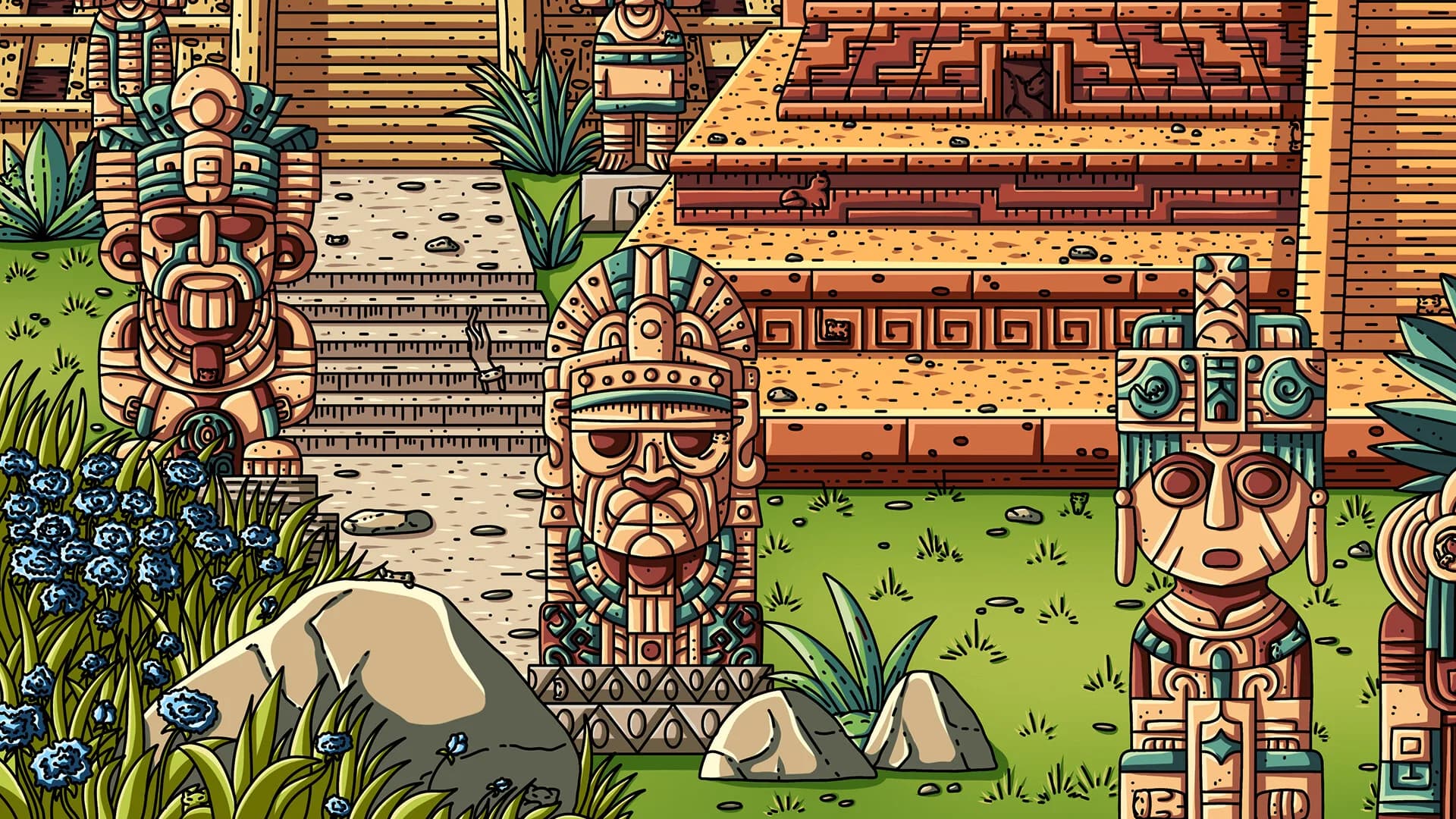 100 Aztec Cats görsel 8