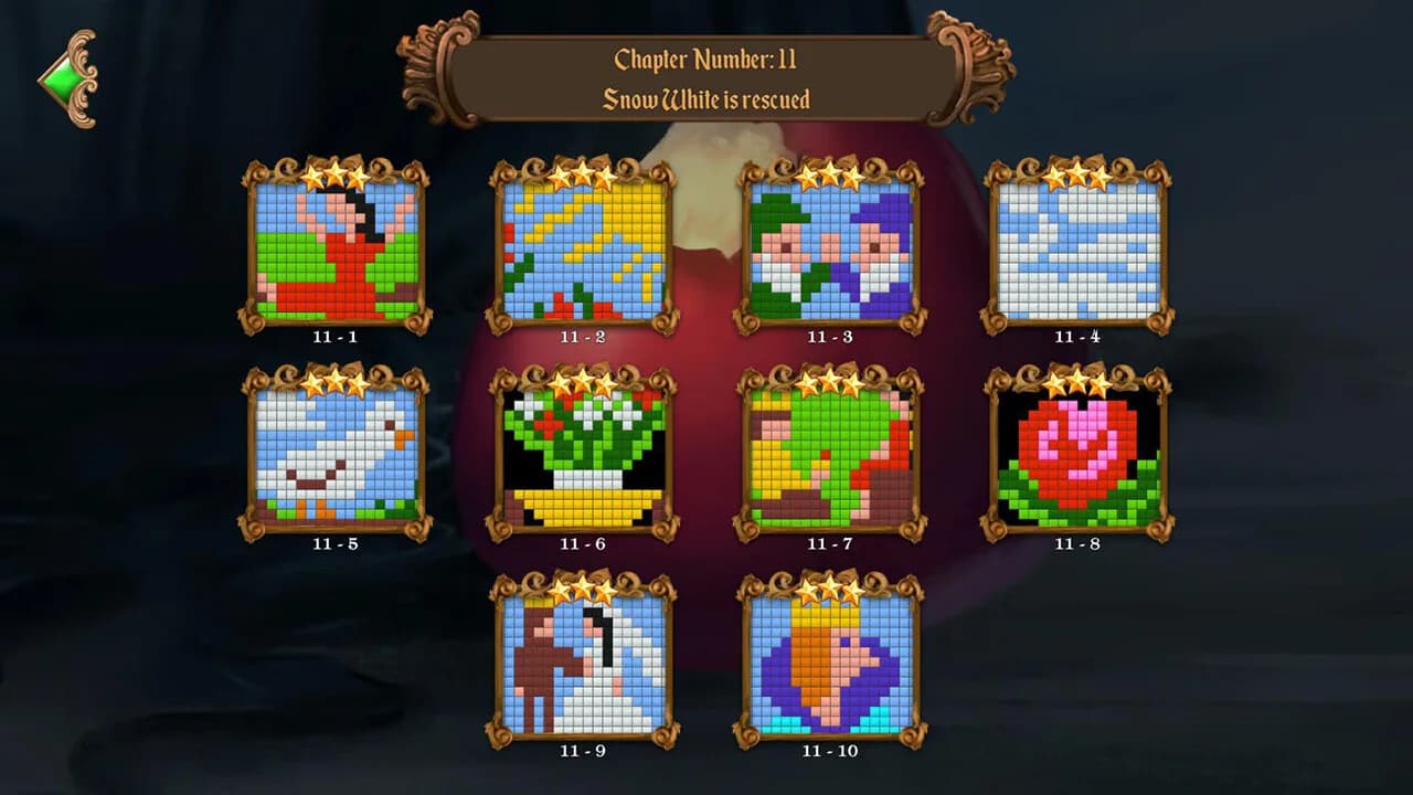 Fables Mosaic: Snow White and the Seven Dwarfs görsel 3