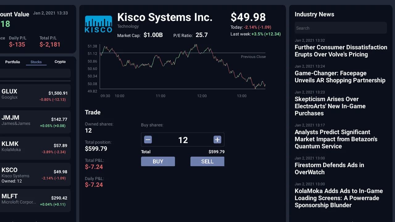 Day Trader Tycoon görsel 6