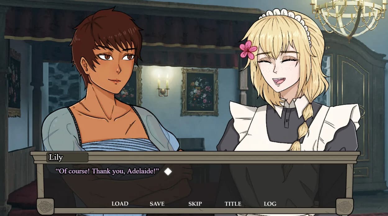 Carpe Noctem - Yuri Visual Novel görsel 4