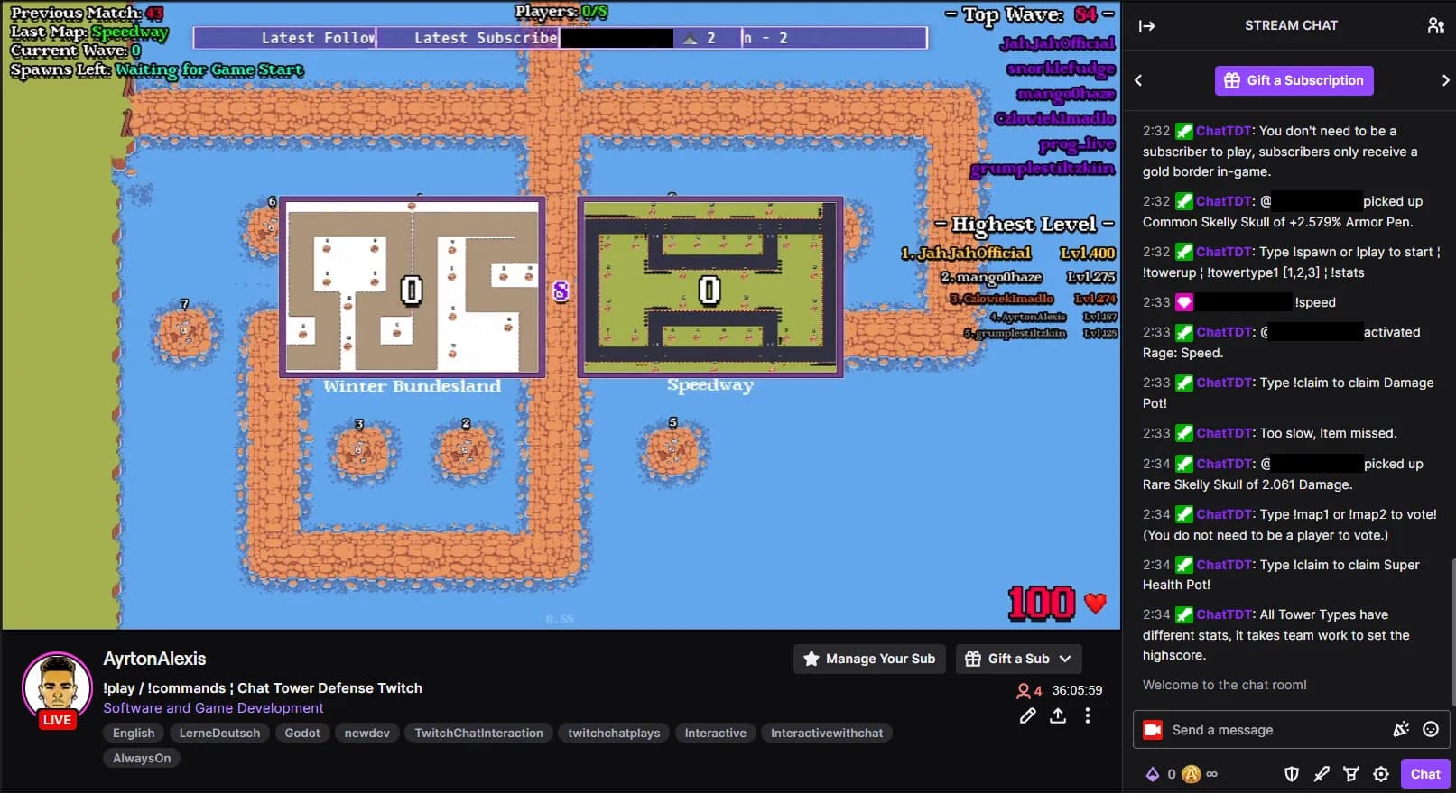 ChatTDT: Tower Defense Twitch görsel 9