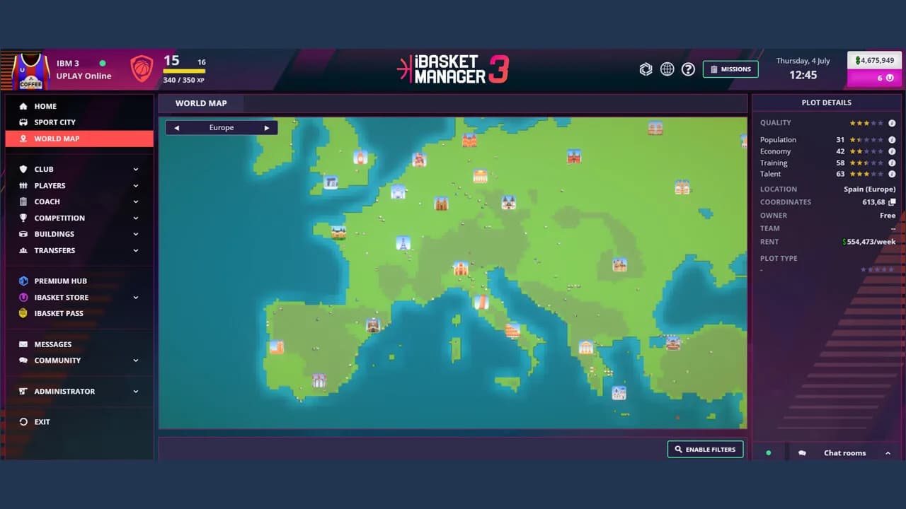 iBasket Manager 3 - Online Basketball Manager görsel 2