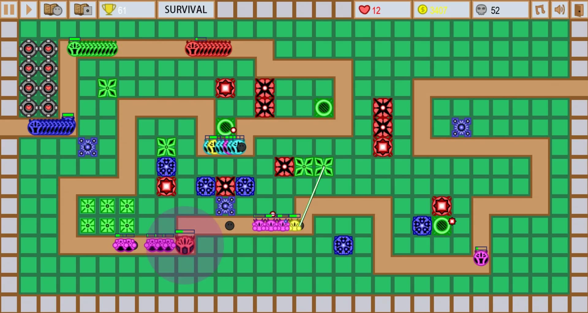 Color Tower Defence görsel 6