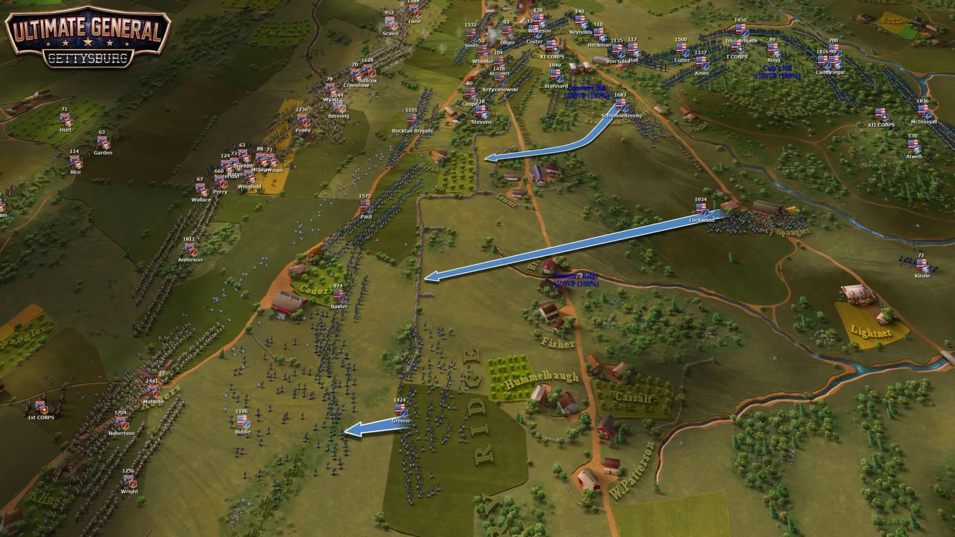Ultimate General: Gettysburg görsel 16