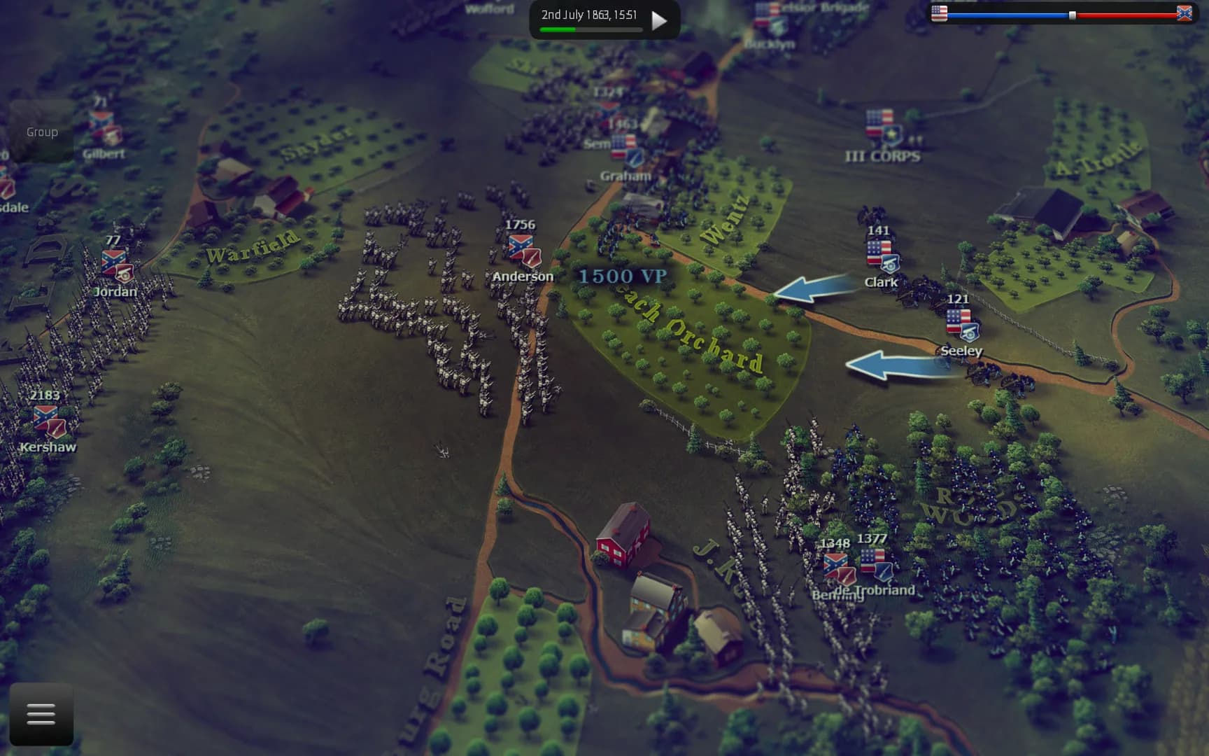 Ultimate General: Gettysburg görsel 7
