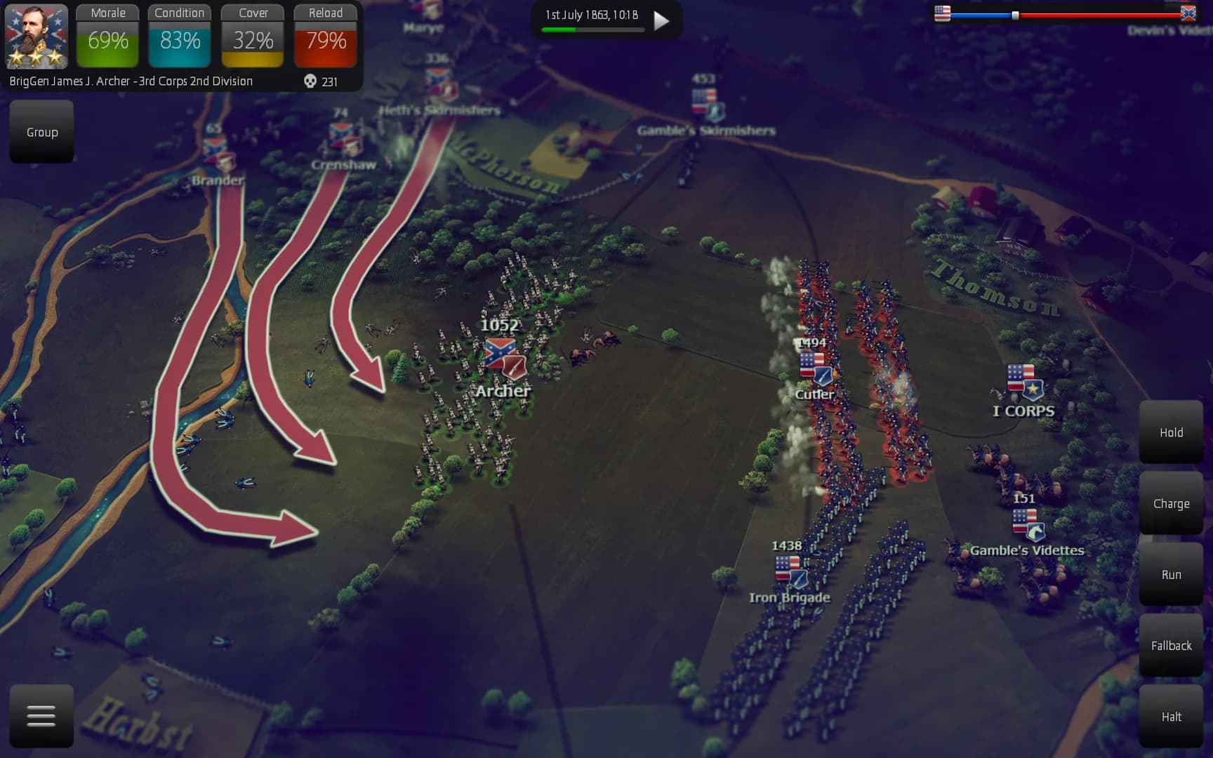 Ultimate General: Gettysburg görsel 8