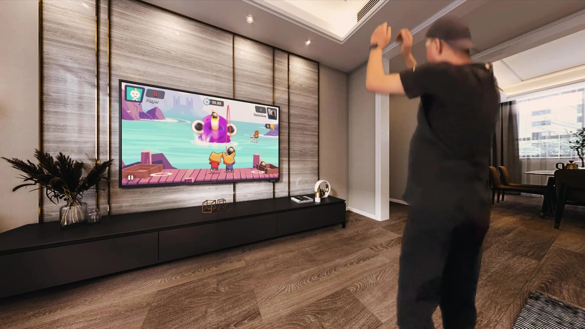 Sports Party Motion Sensing Fitness Game görsel 2