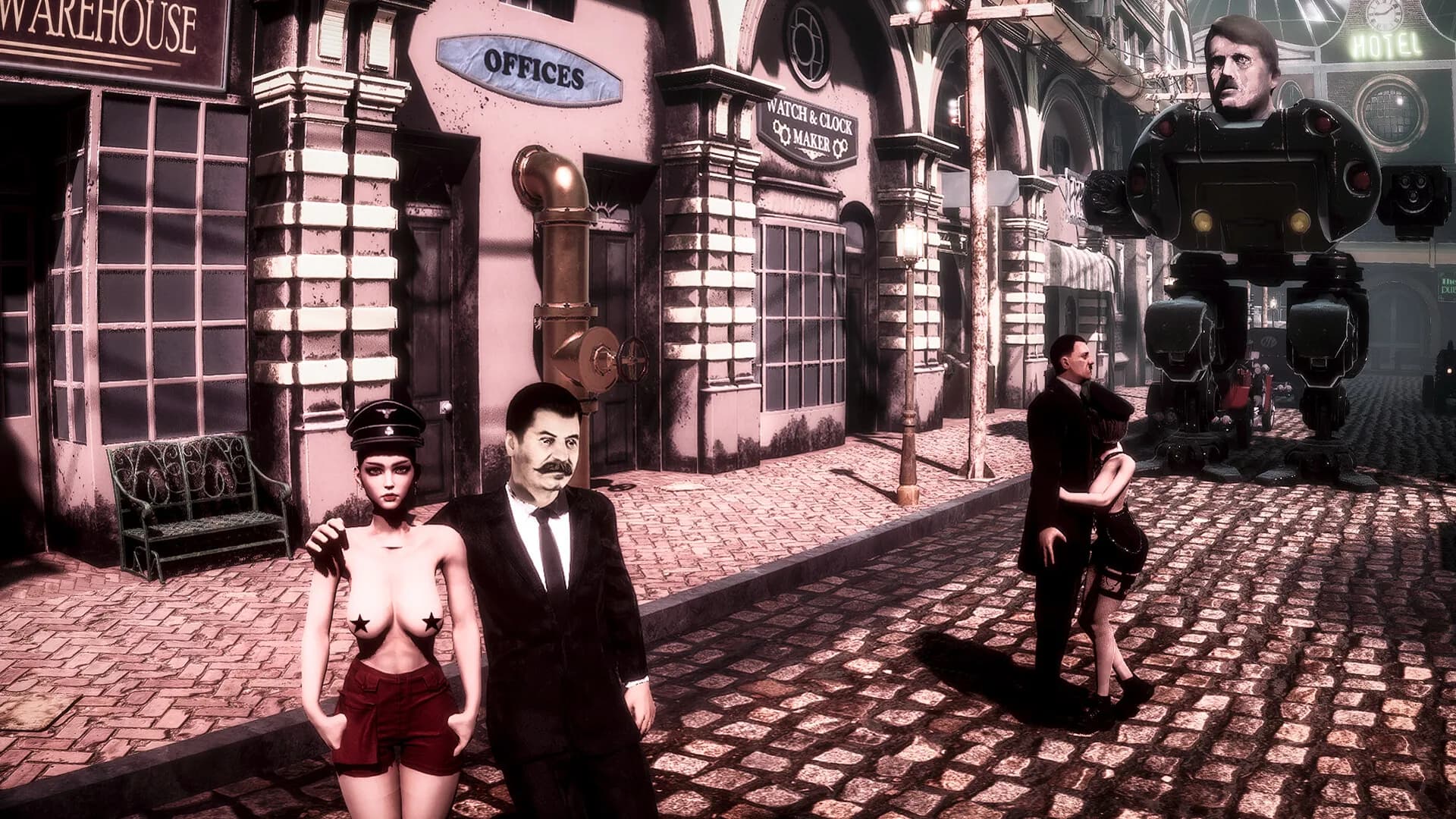 Stalin vs Hitler Hentai Sex War: Ussr Soviet Communism & Nazi görsel 7