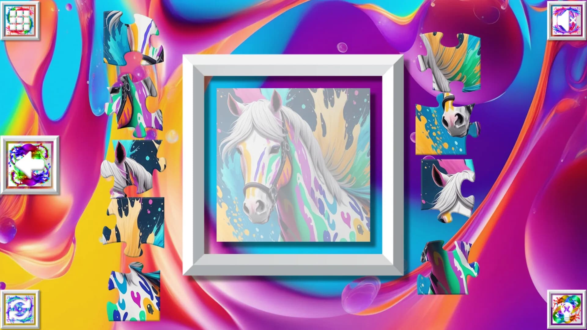 Color Splash: Horses görsel 2
