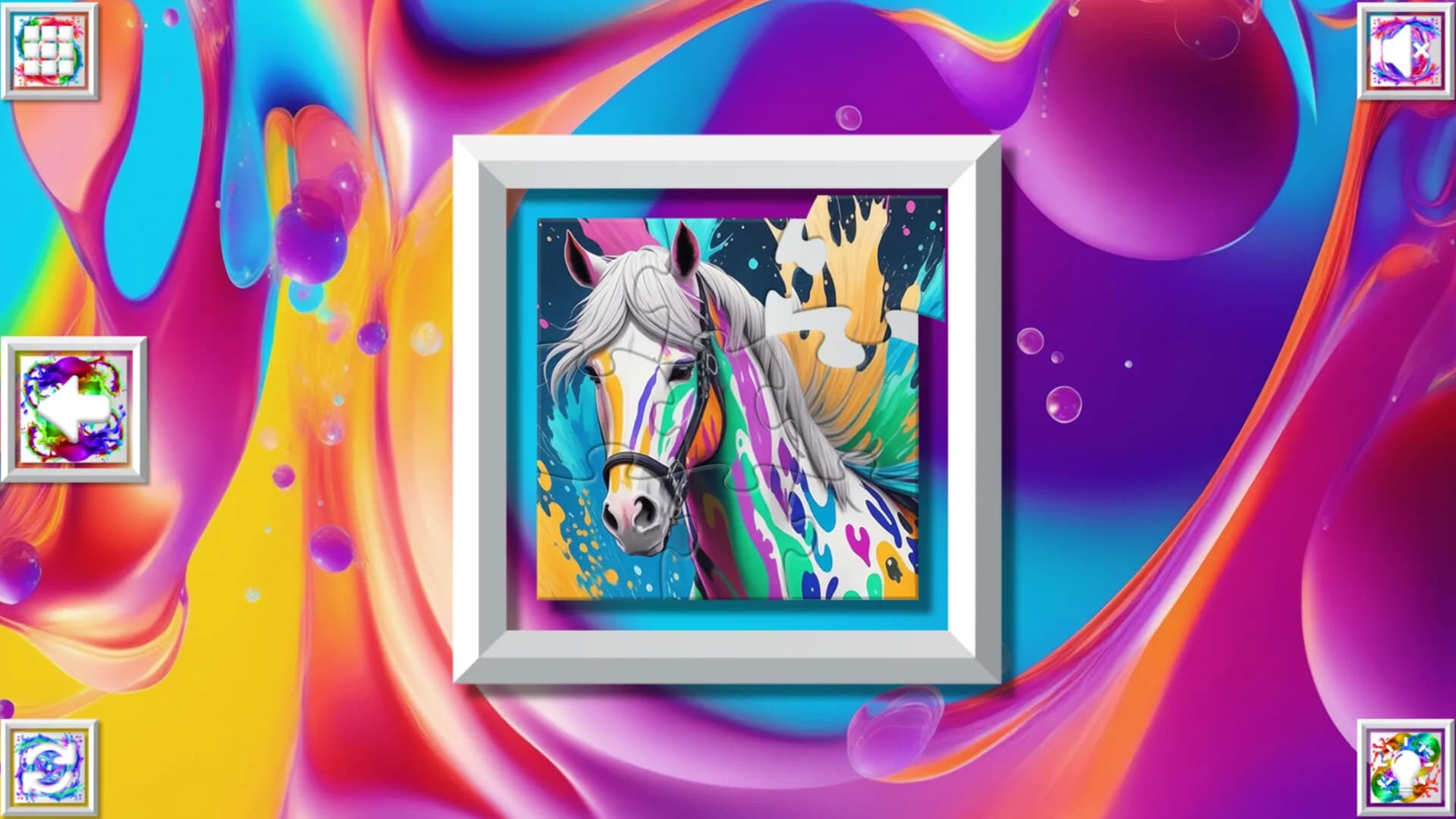 Color Splash: Horses görsel 3