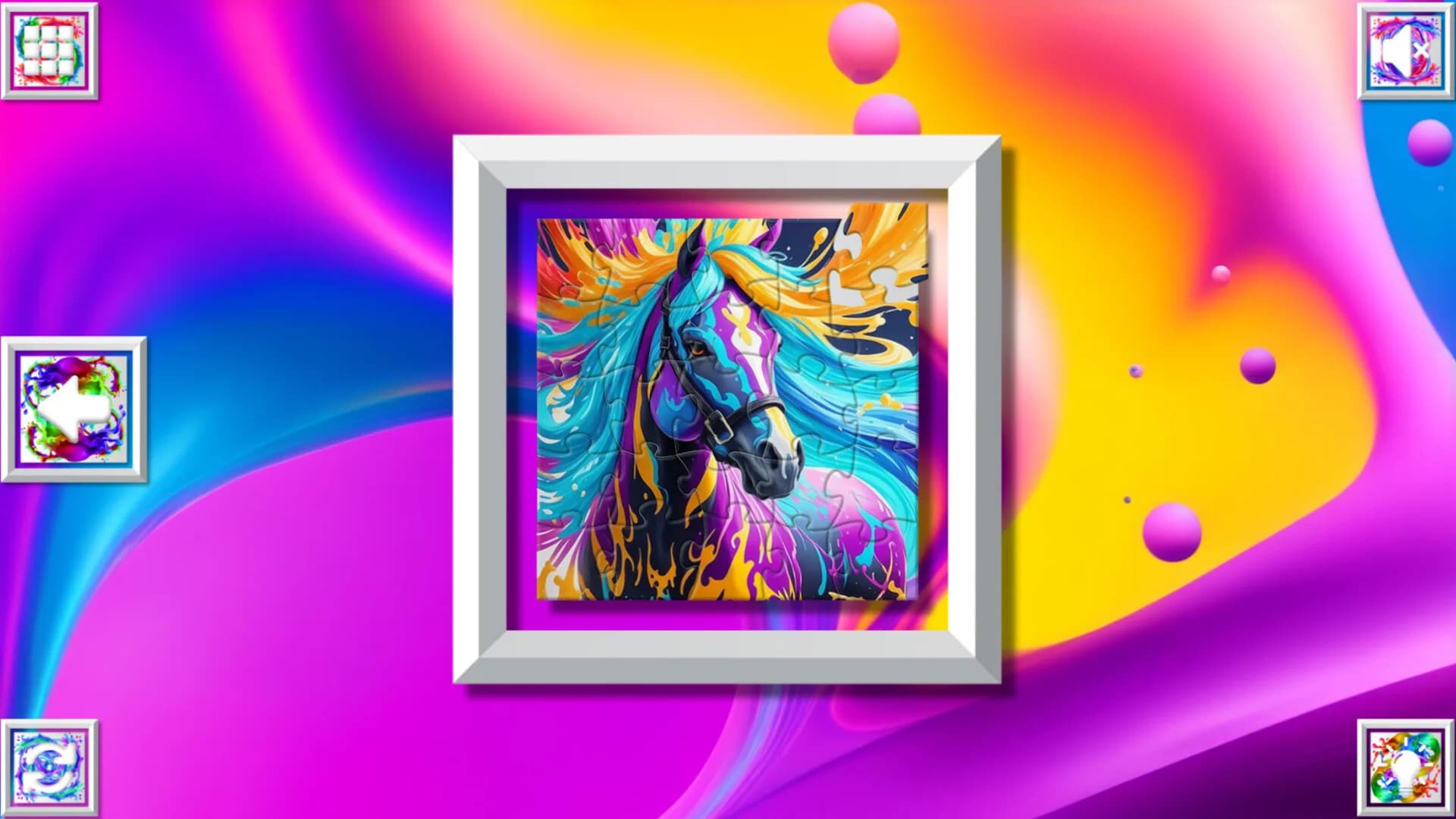 Color Splash: Horses görsel 5