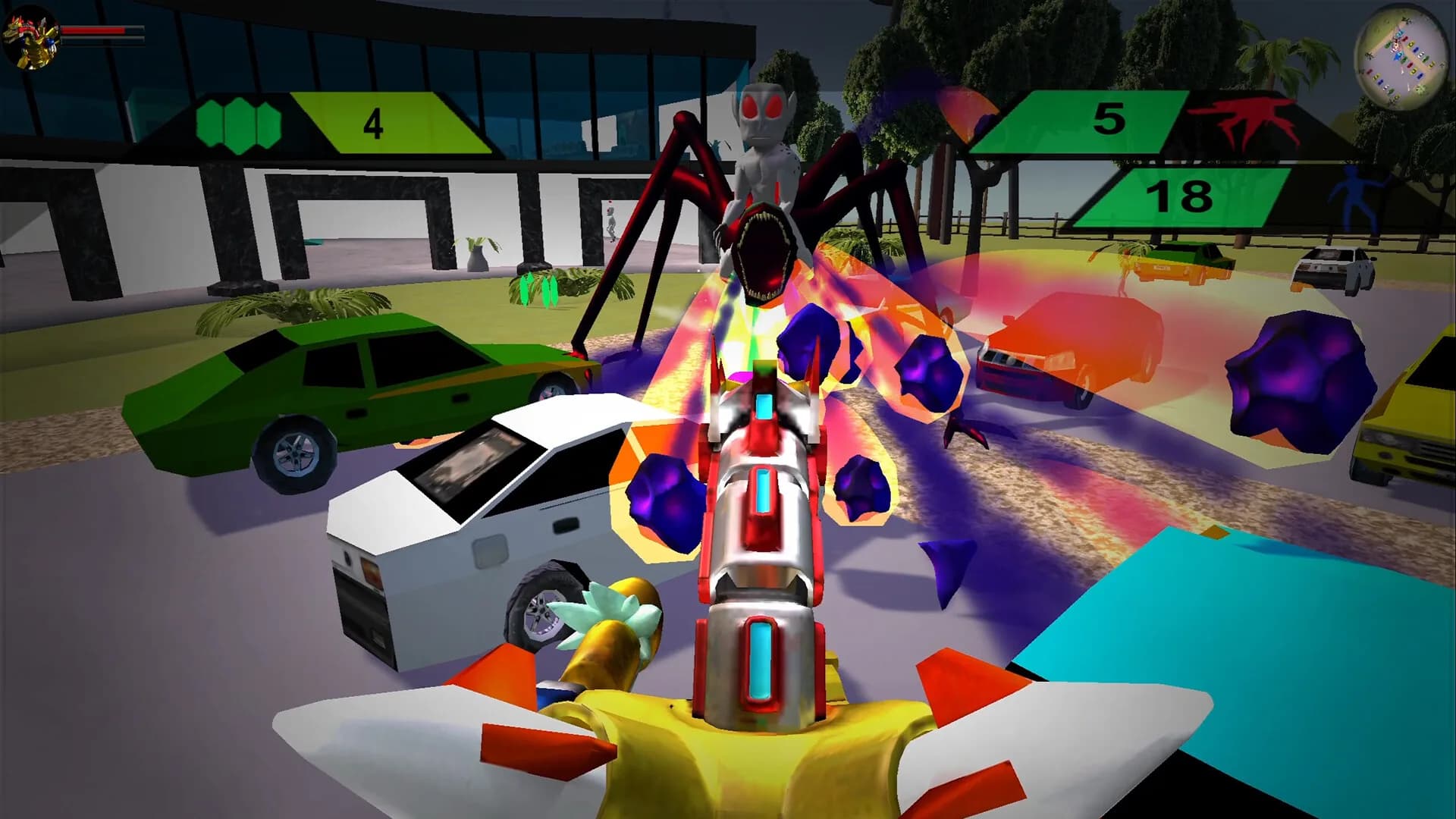 Spider-Tank  vs Aliens görsel 3