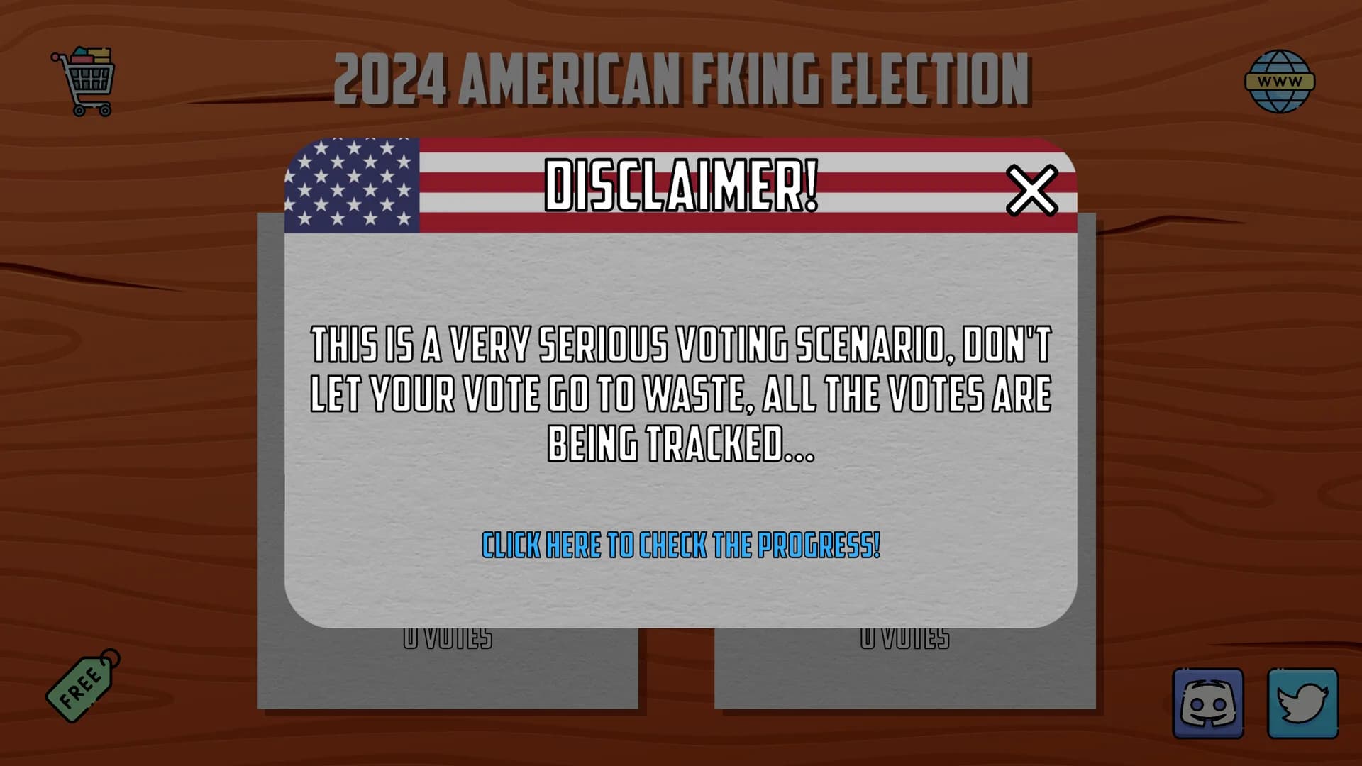 American FKN Election görsel 2