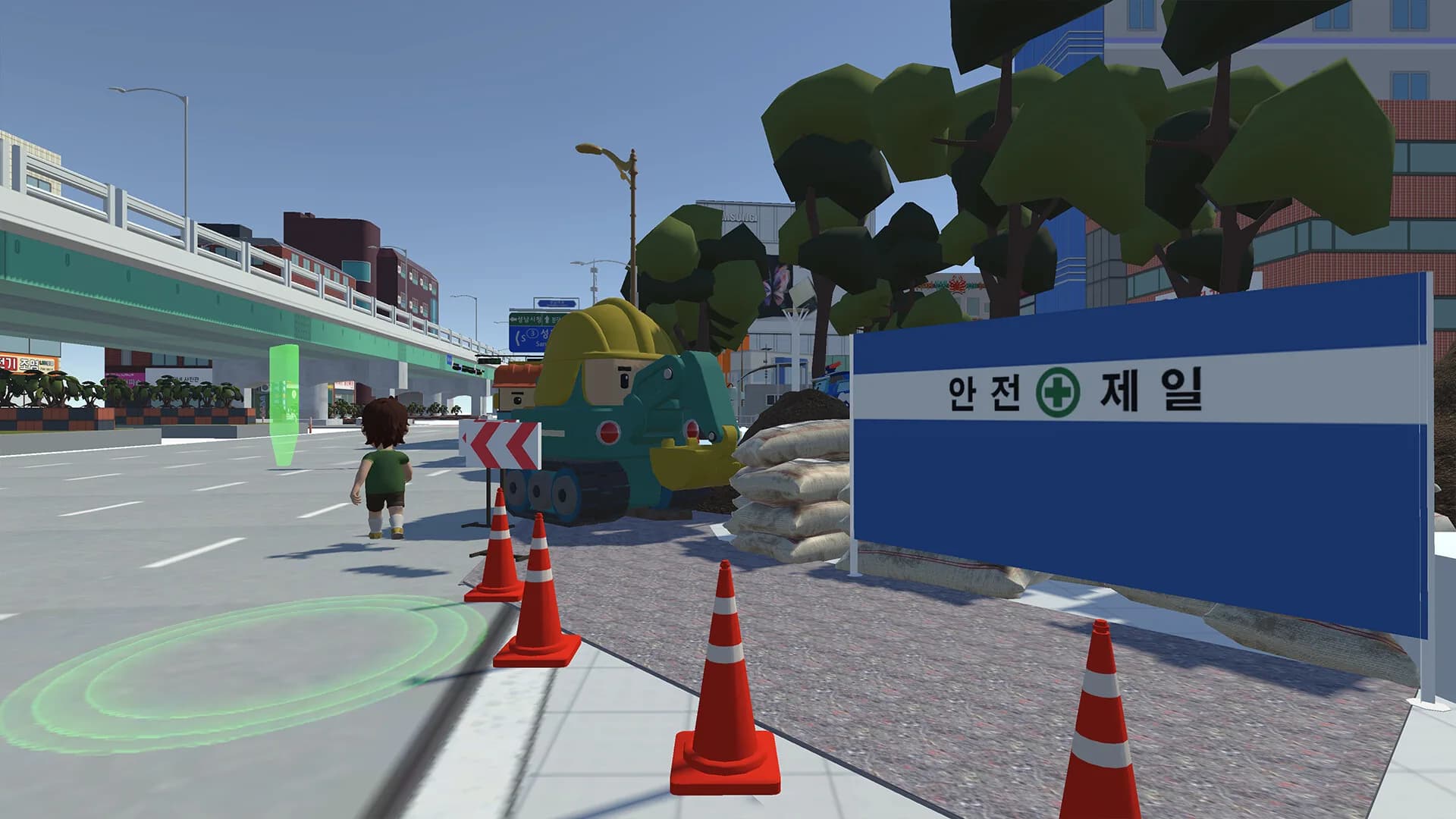 VR traffic safety with Polly görsel 4