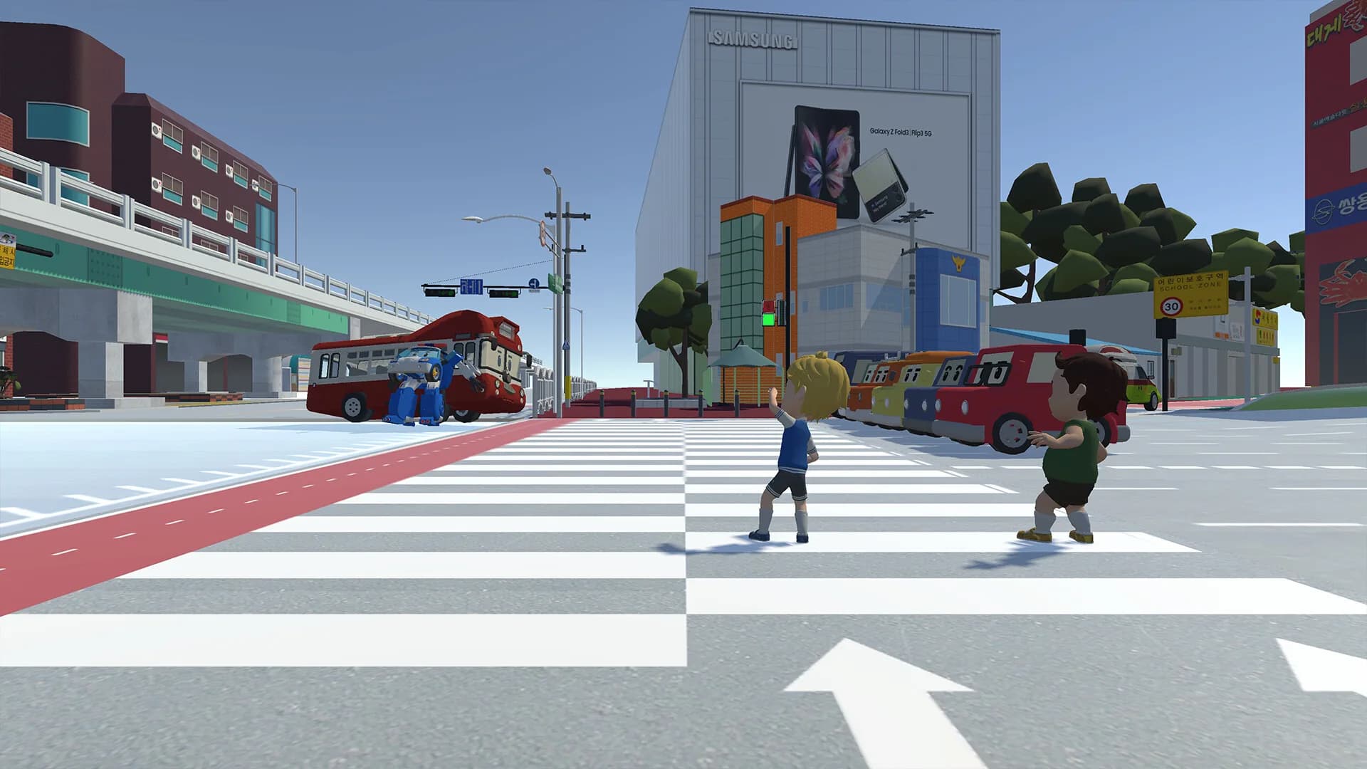 VR traffic safety with Polly görsel 6