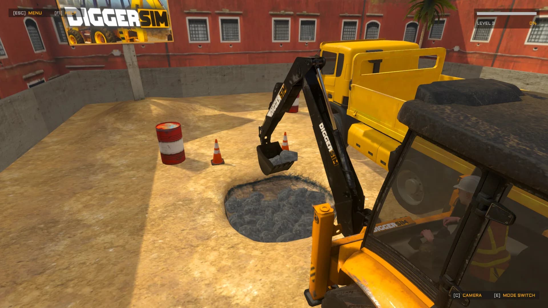 DiggerSim - Excavator Simulator görsel 3