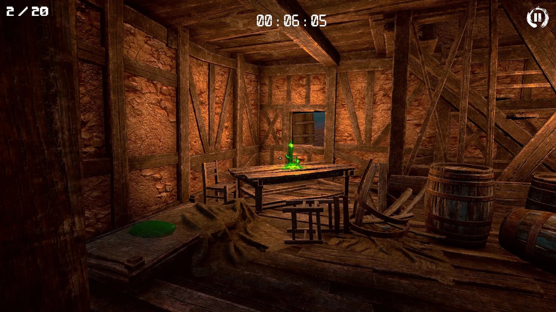 3D PUZZLE - Deserted Village görsel 3