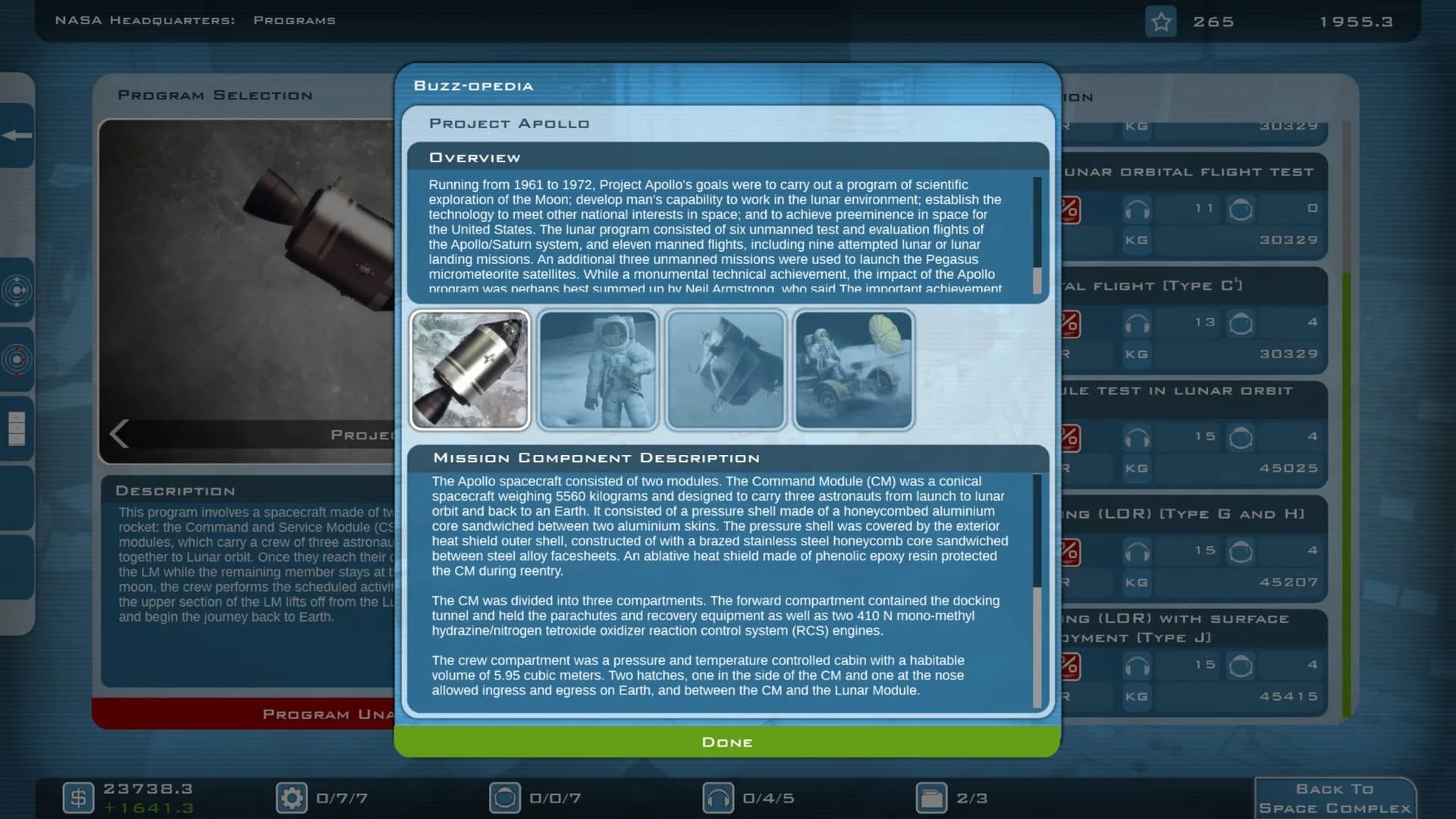 Buzz Aldrin's Space Program Manager görsel 19