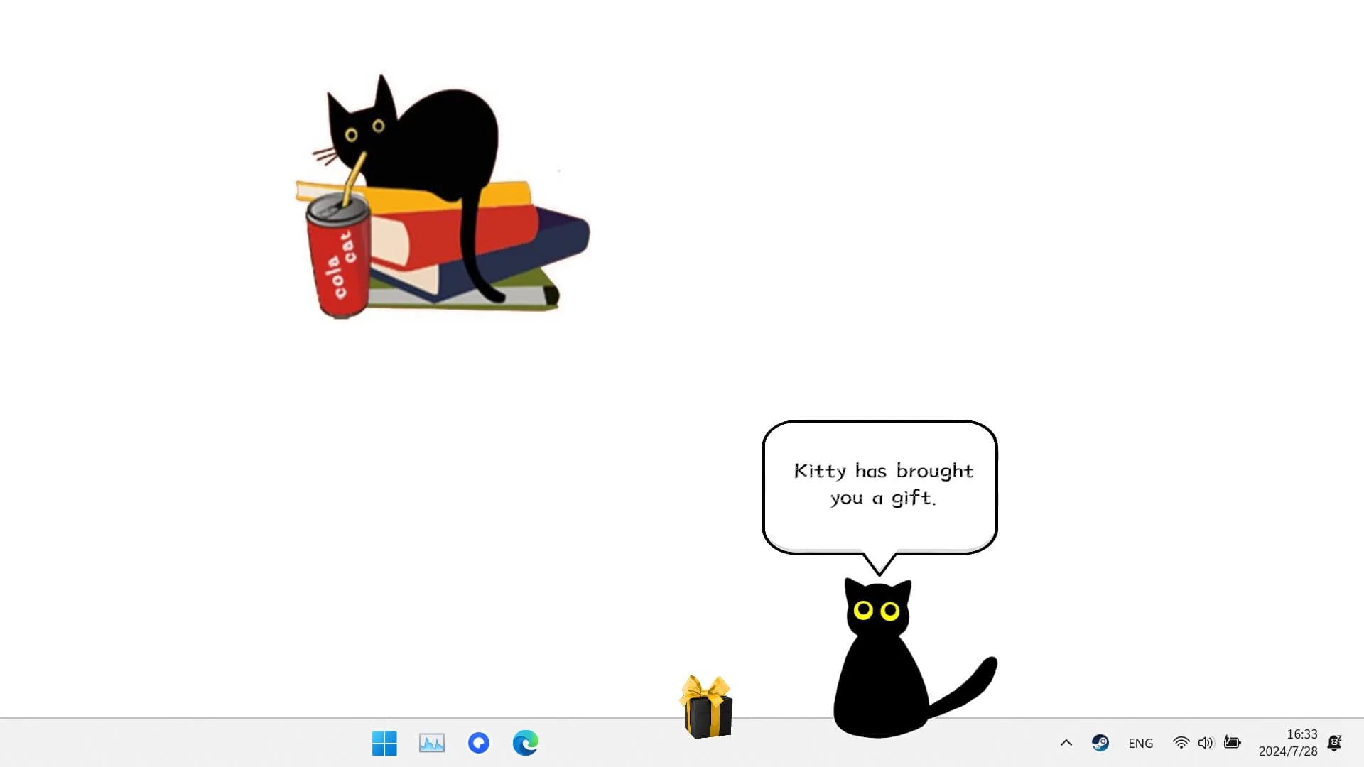 Cat On My Desktop görsel 2