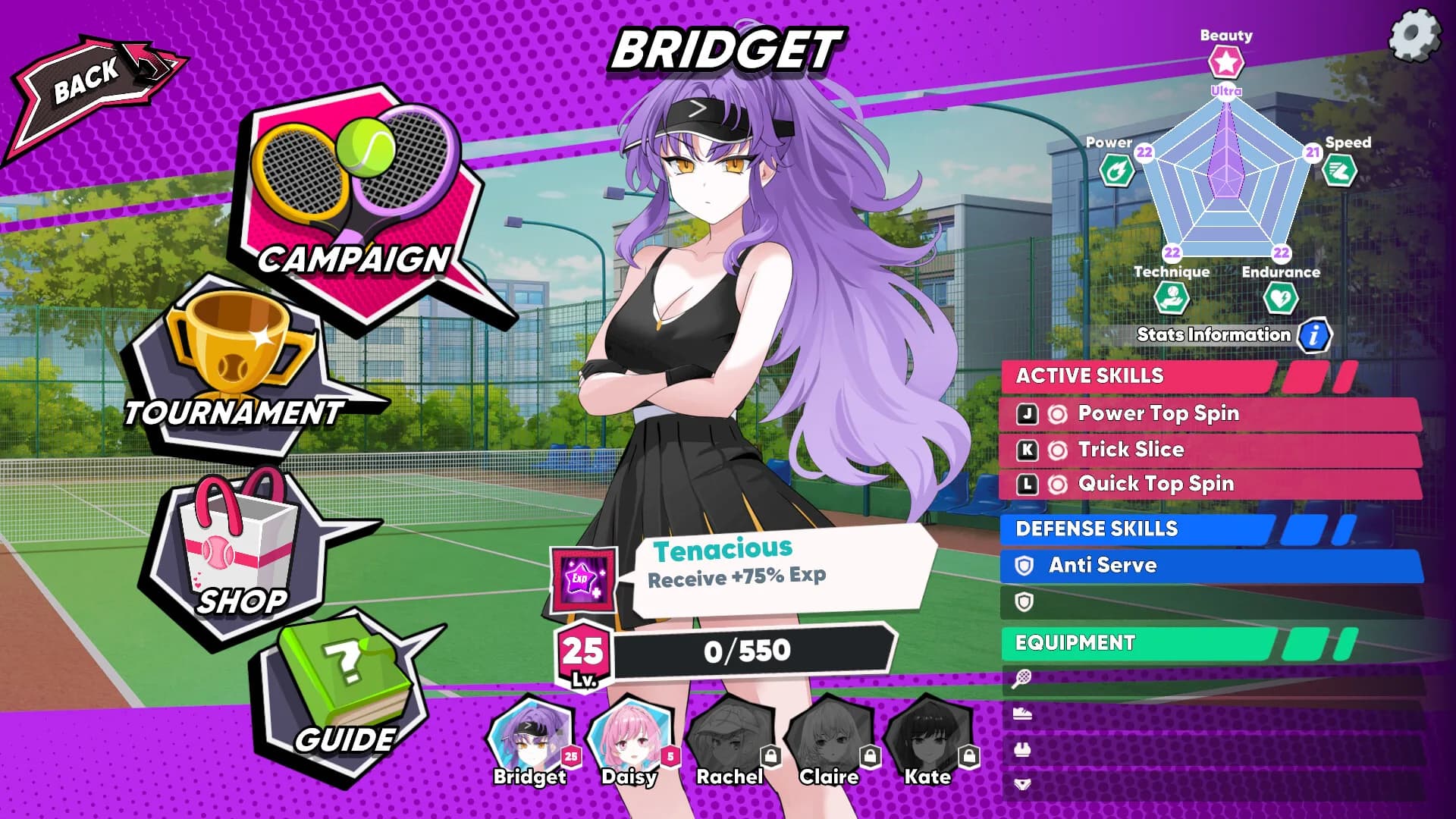 Academy Love Saga: Tennis Angels görsel 4