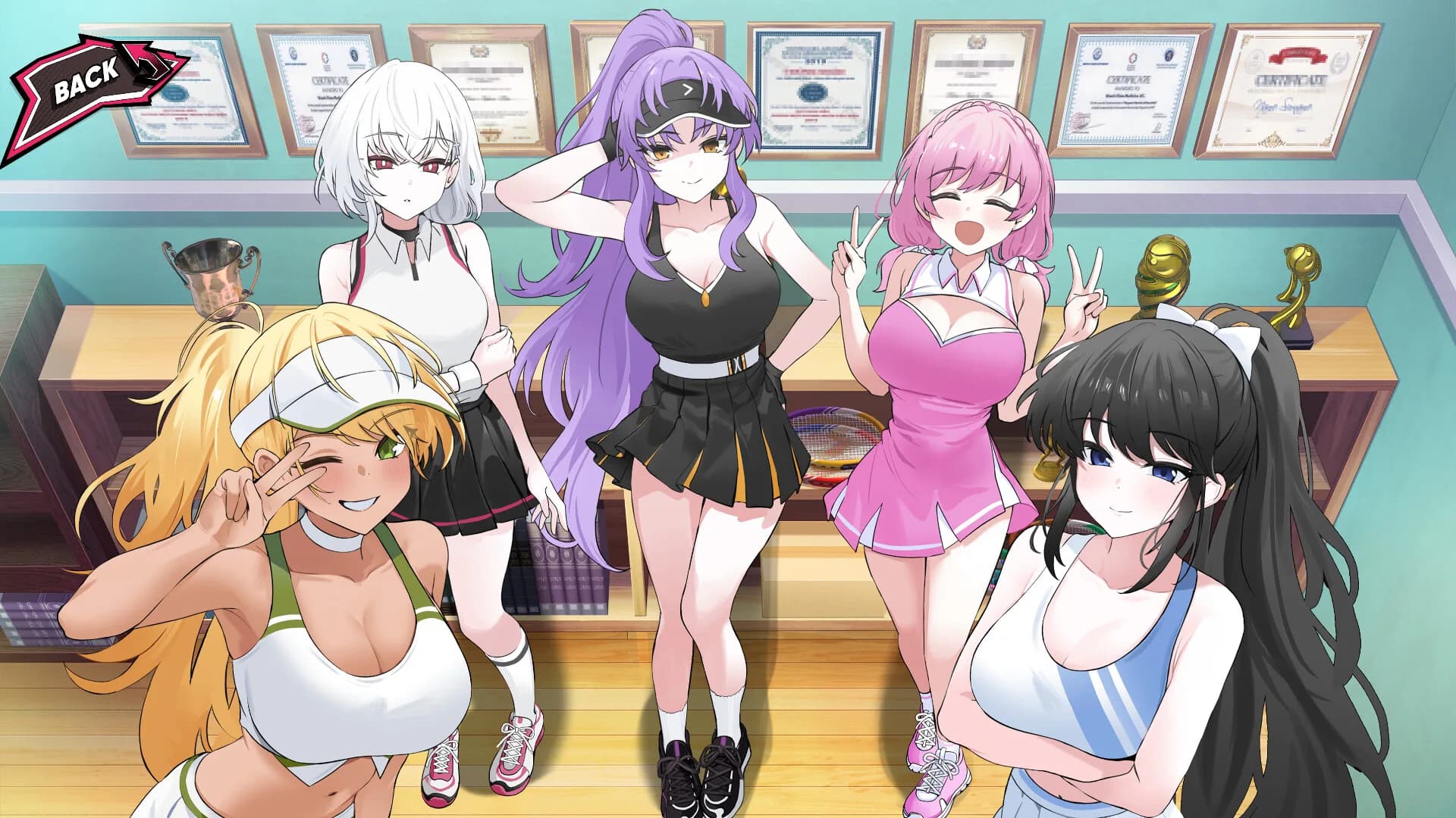 Academy Love Saga: Tennis Angels görsel 9