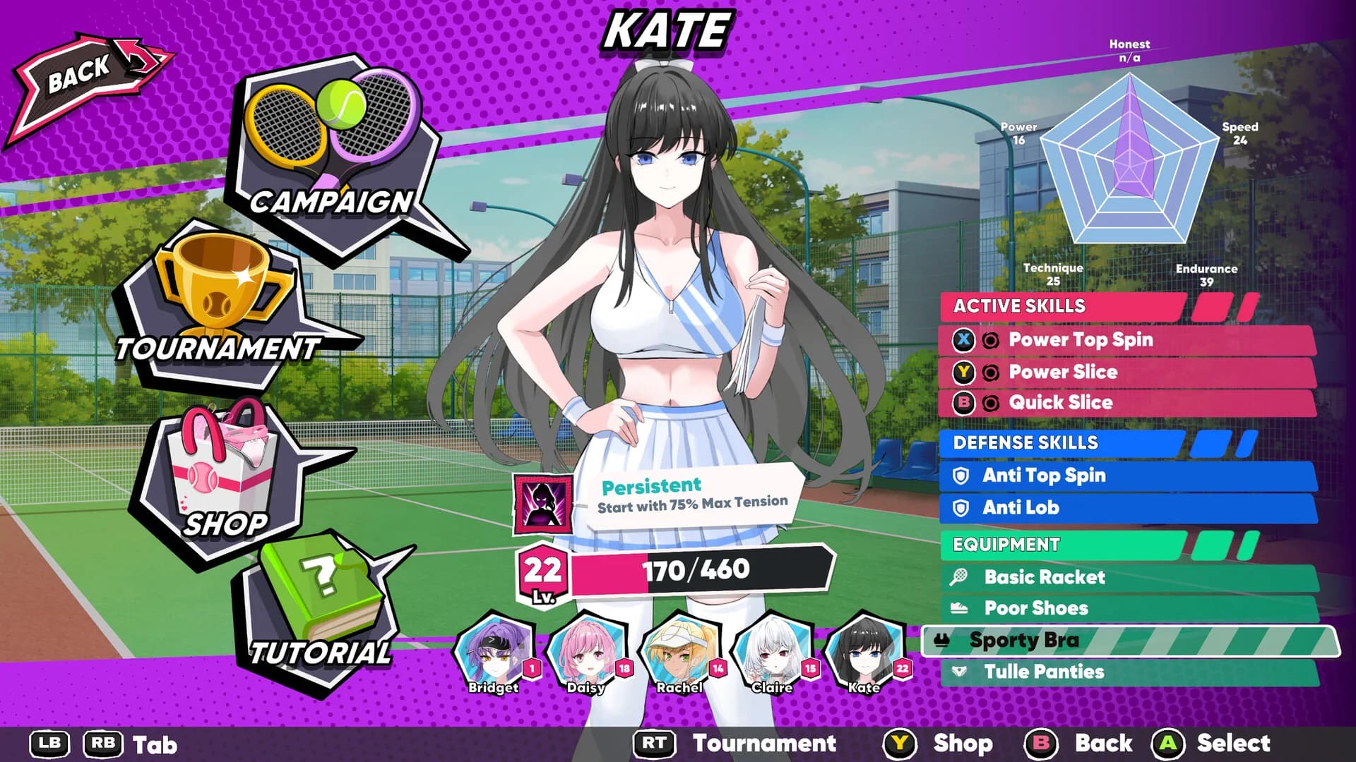 Academy Love Saga: Tennis Angels EX görsel 4