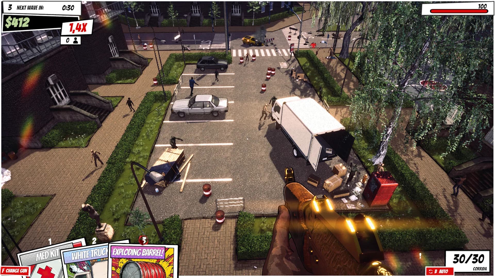 CARDS GUNS ZOMBIES görsel 2
