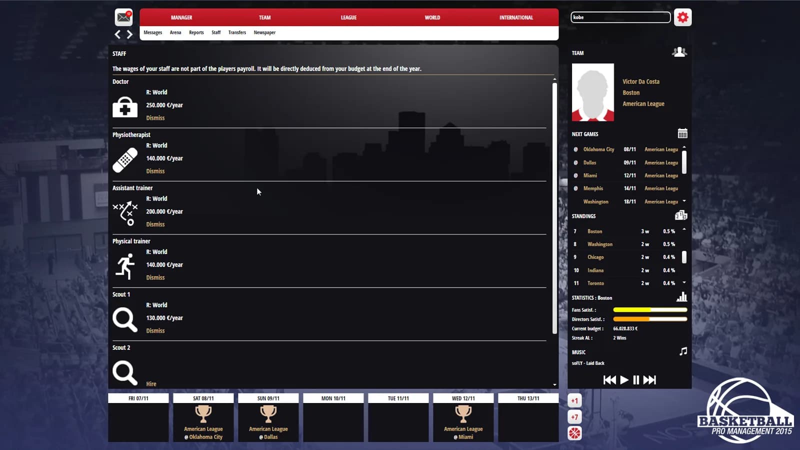 Basketball Pro Management 2015 görsel 2