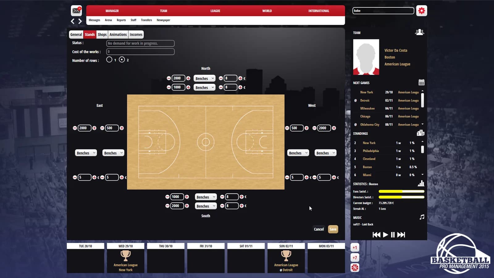 Basketball Pro Management 2015 görsel 3