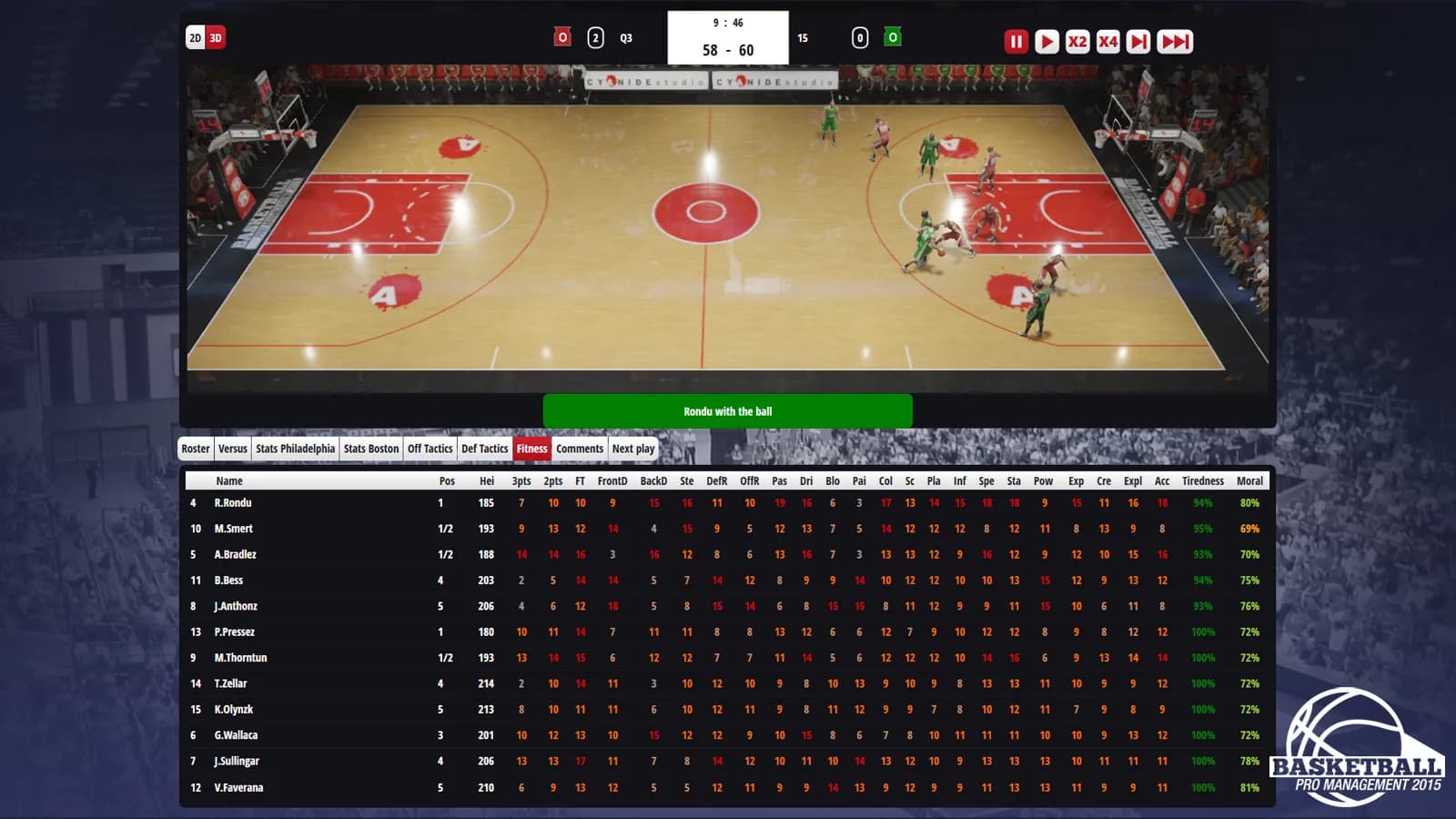 Basketball Pro Management 2015 görsel 10