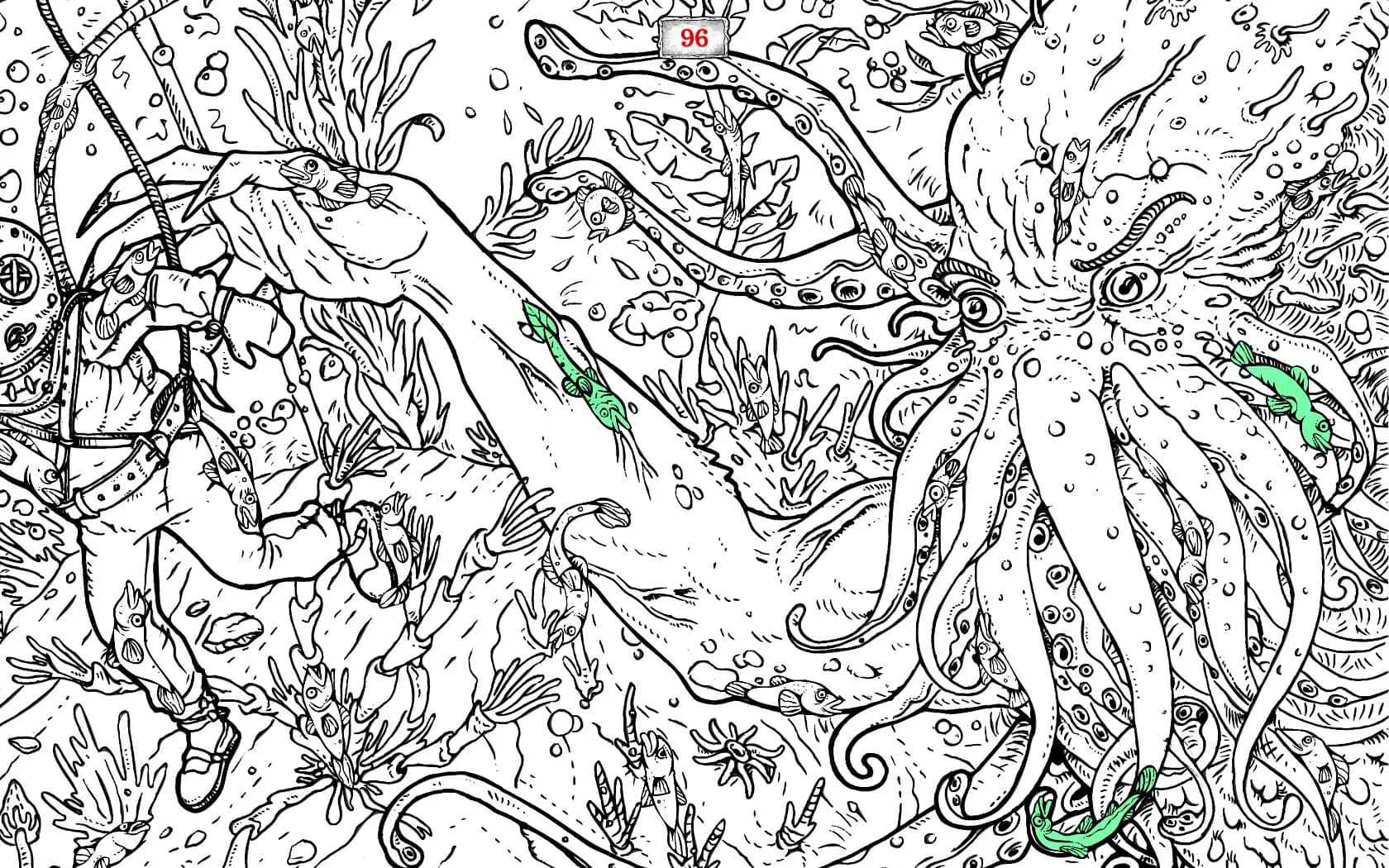 100 hidden Cthulhu fish 2 görsel 2