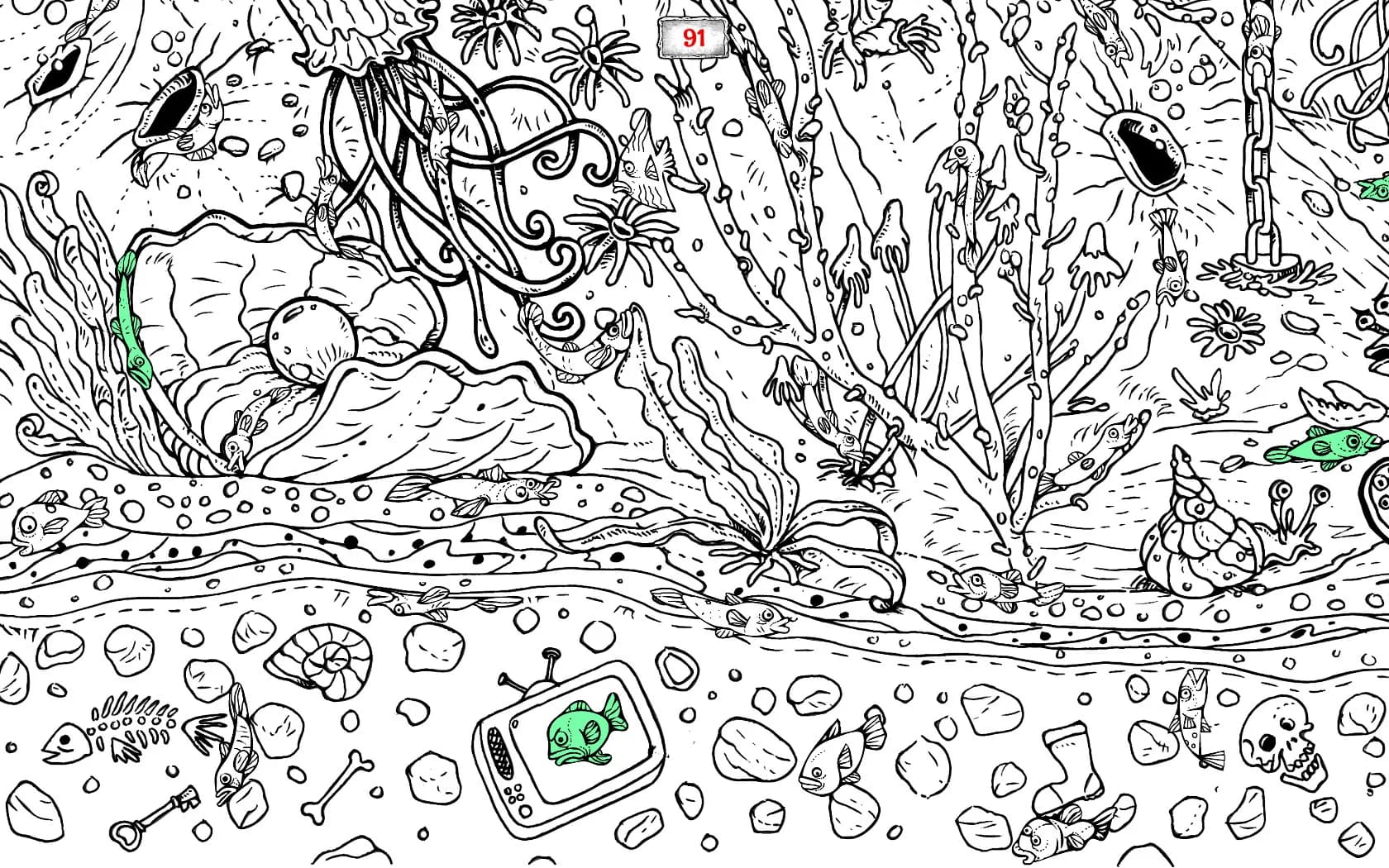 100 hidden Cthulhu fish 2 görsel 7