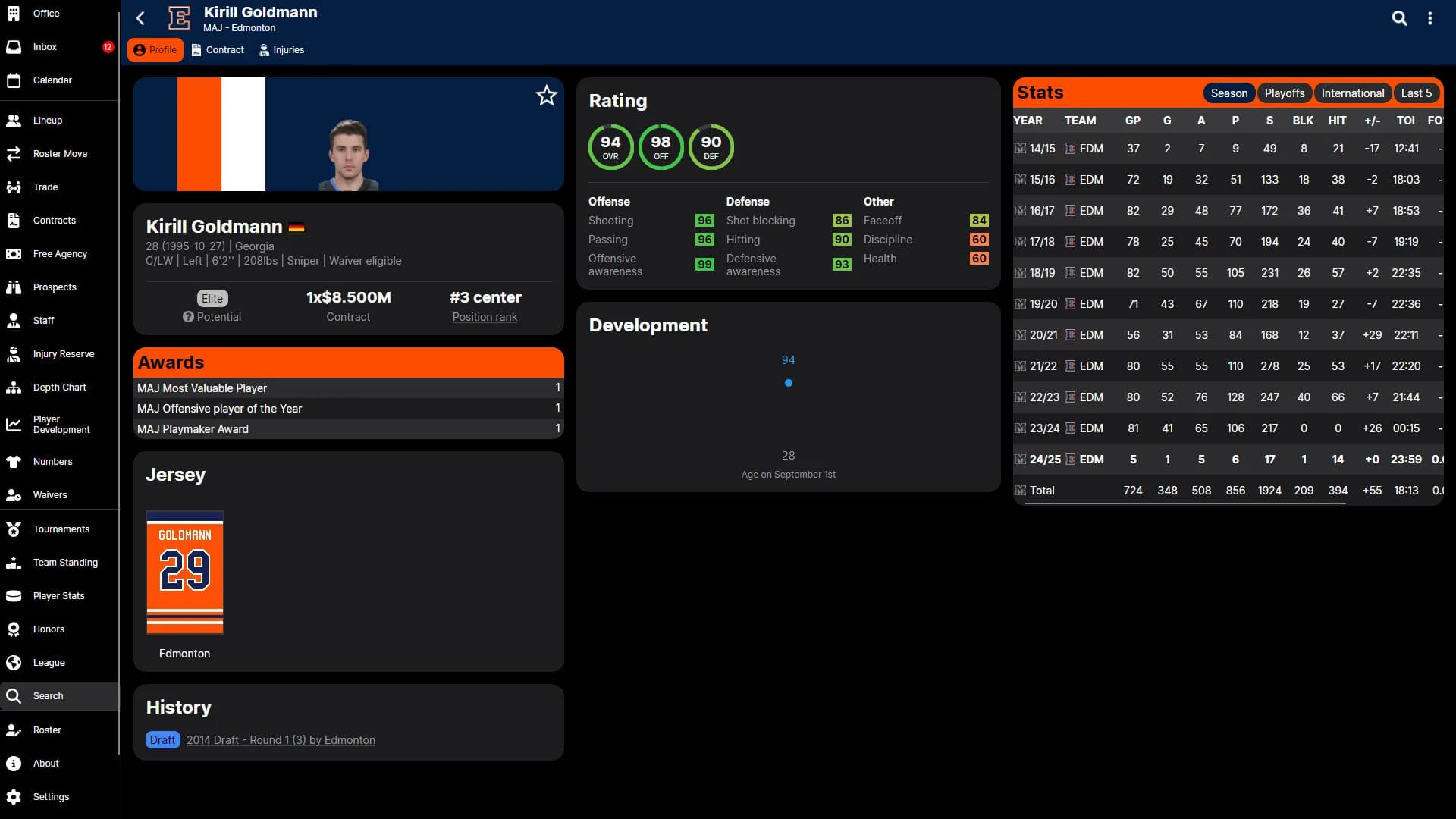 Hockey Legacy Manager 25 görsel 3