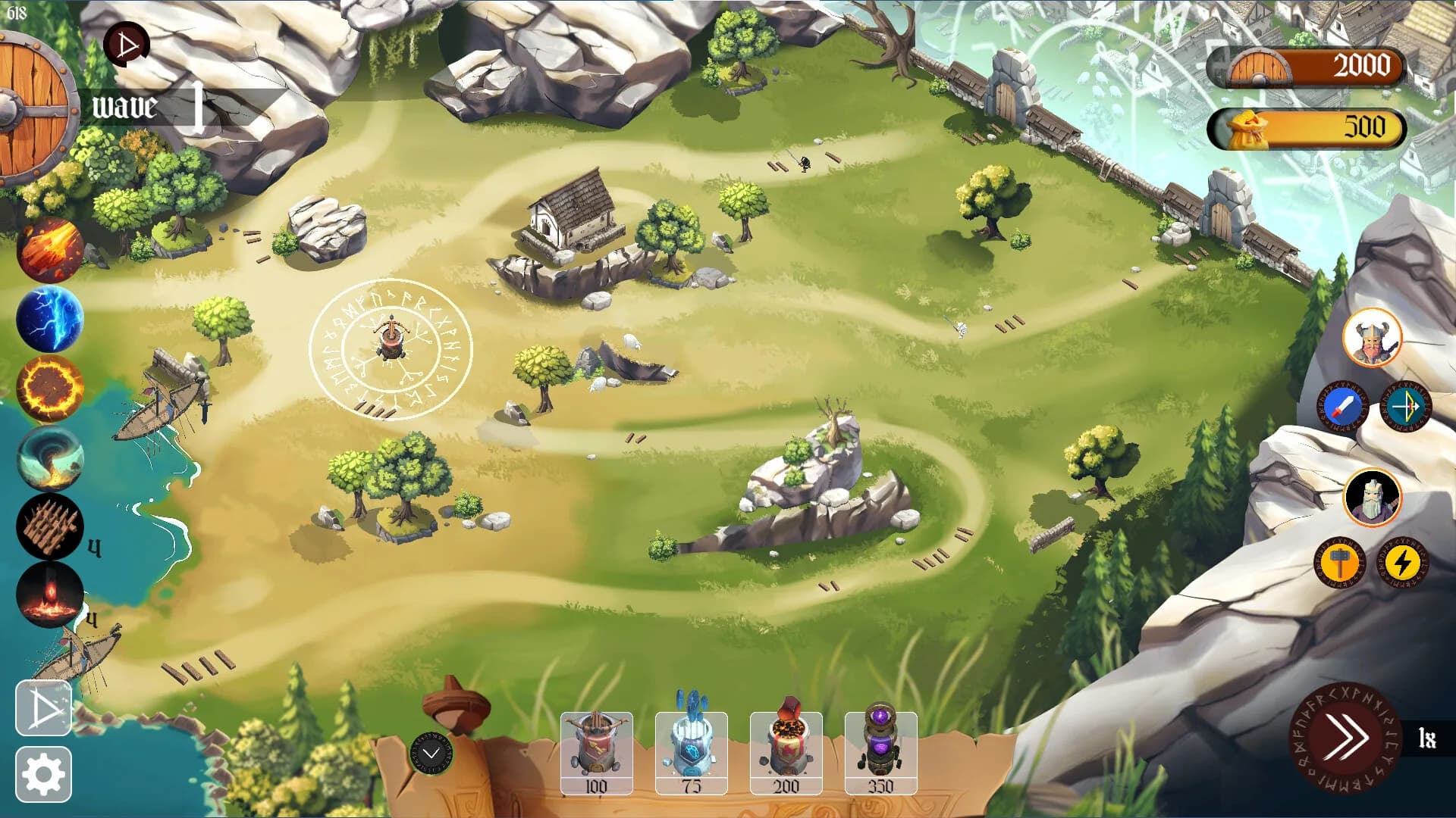 Norse Legends: Tower Defense görsel 3