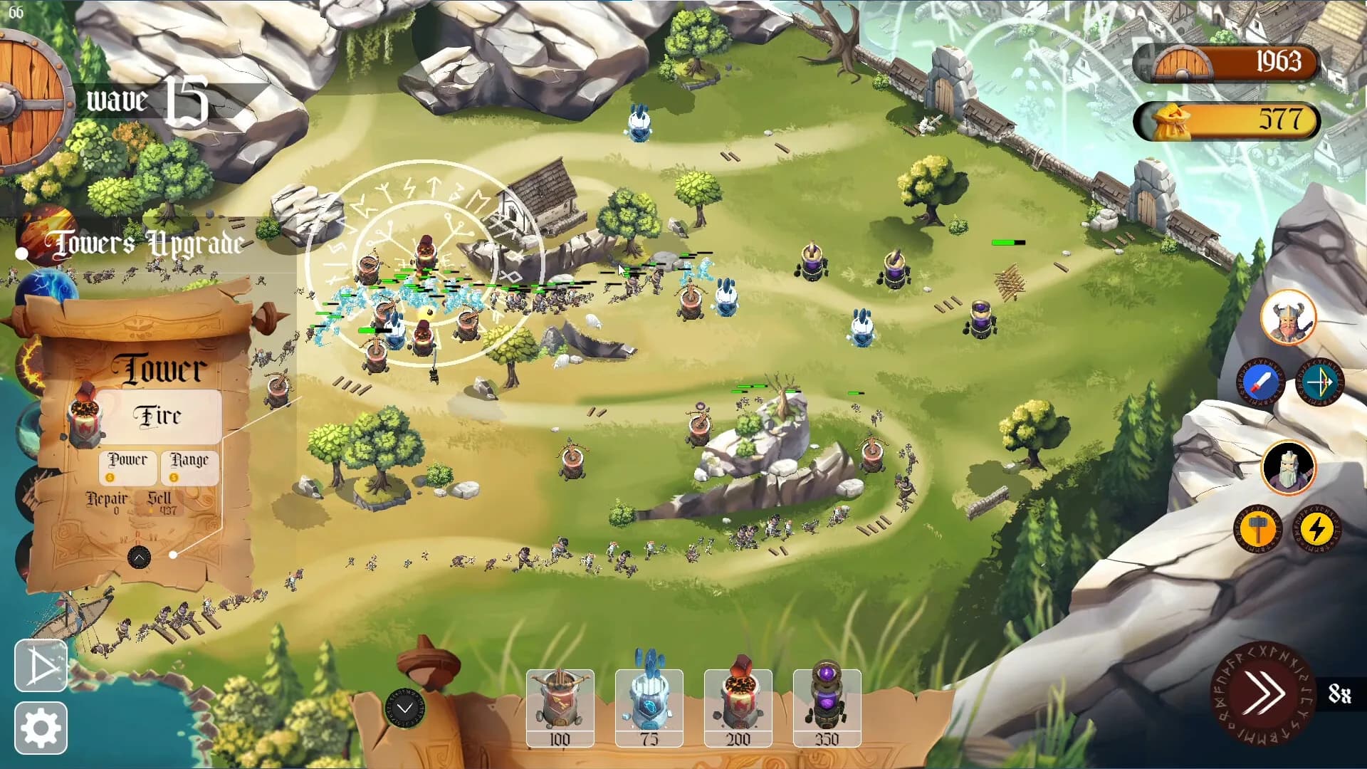 Norse Legends: Tower Defense görsel 6