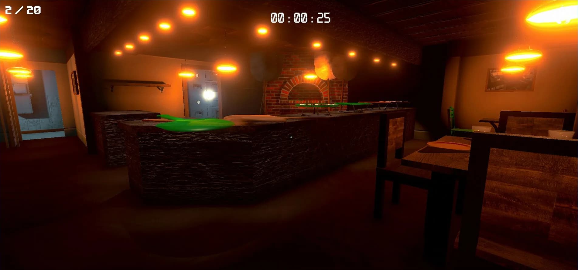 3D PUZZLE - Pizza Shop 1 görsel 5