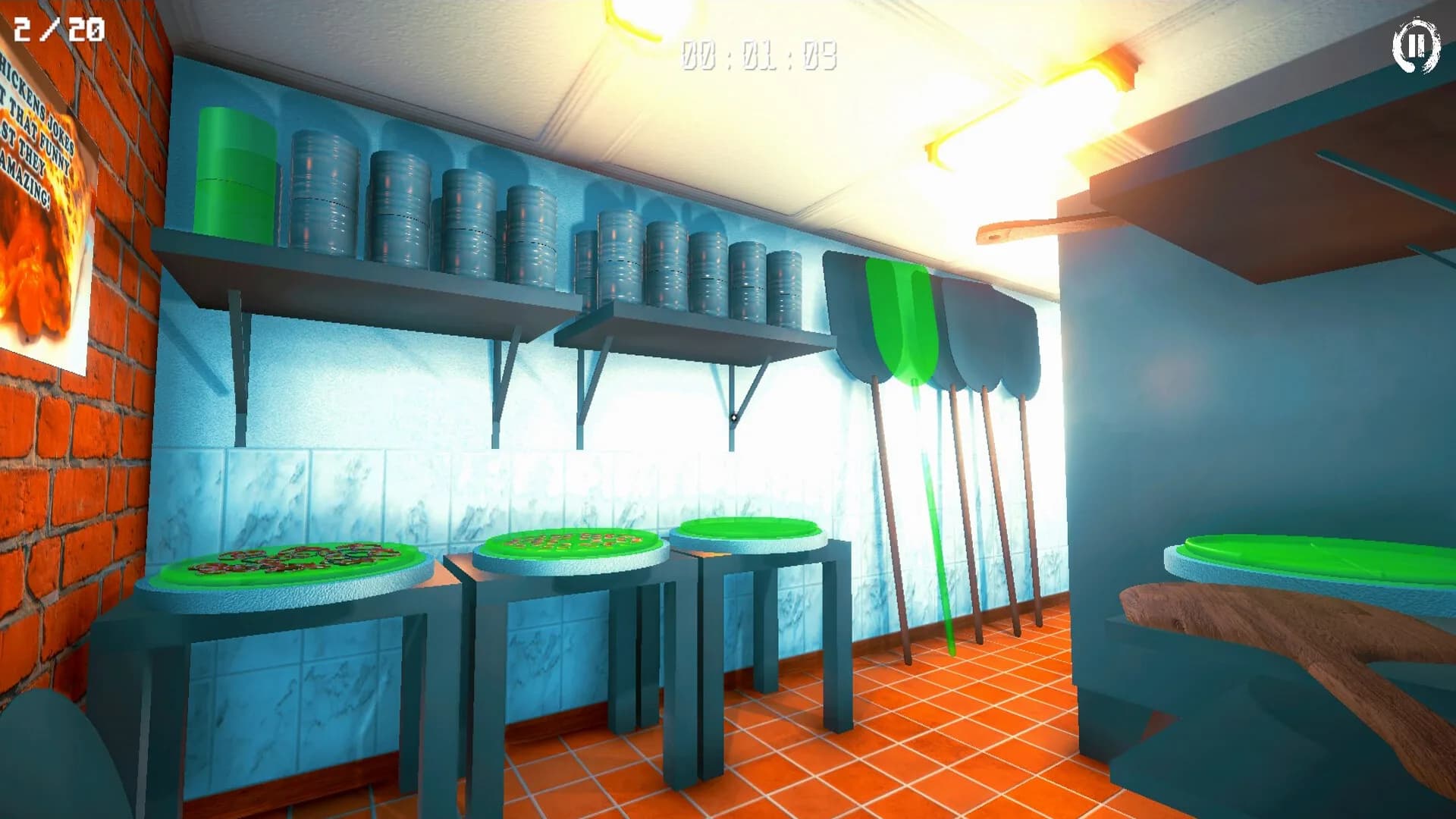 3D PUZZLE - Pizza Shop 2 görsel 5