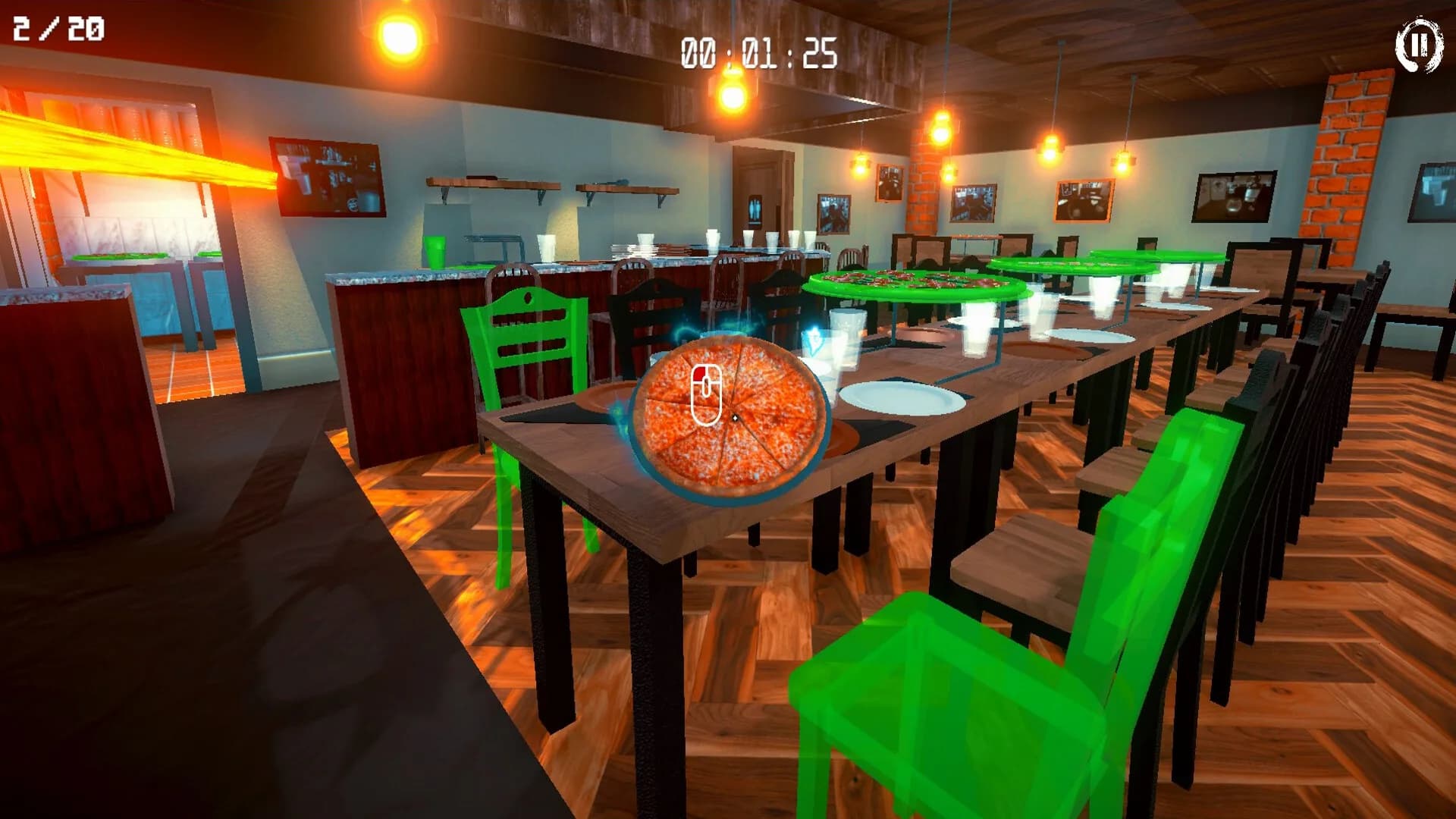 3D PUZZLE - Pizza Shop 2 görsel 6