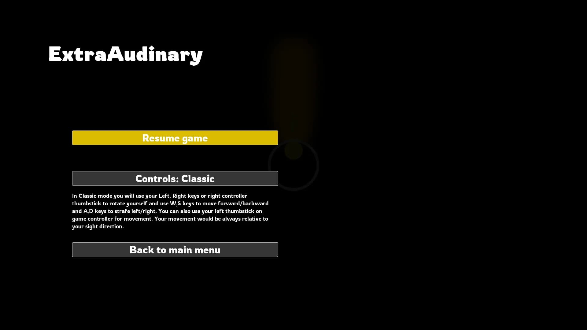 ExtraAudinary: Audio game görsel 3