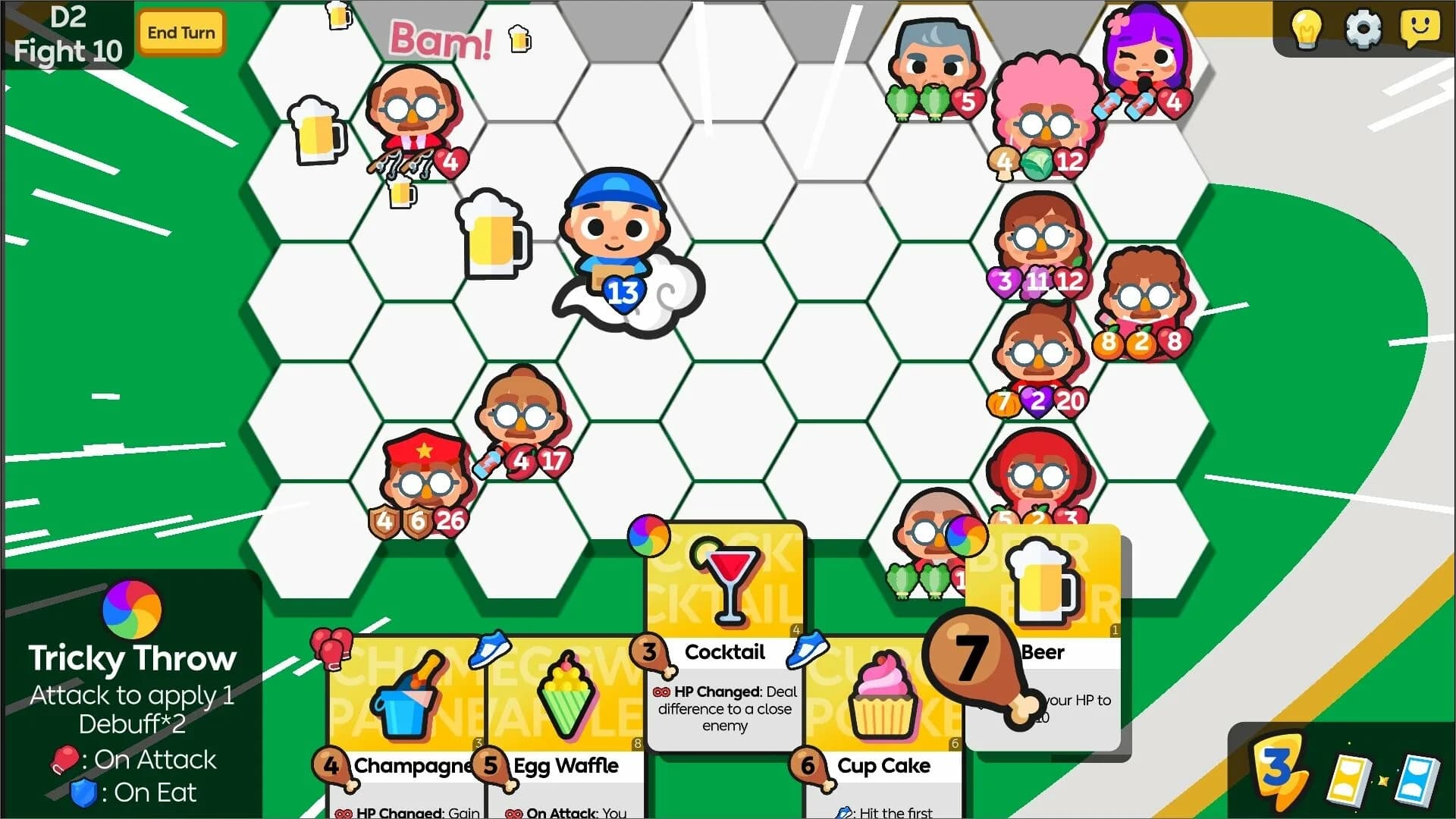 Food Fight Fiesta: Multi-Use Cards görsel 6