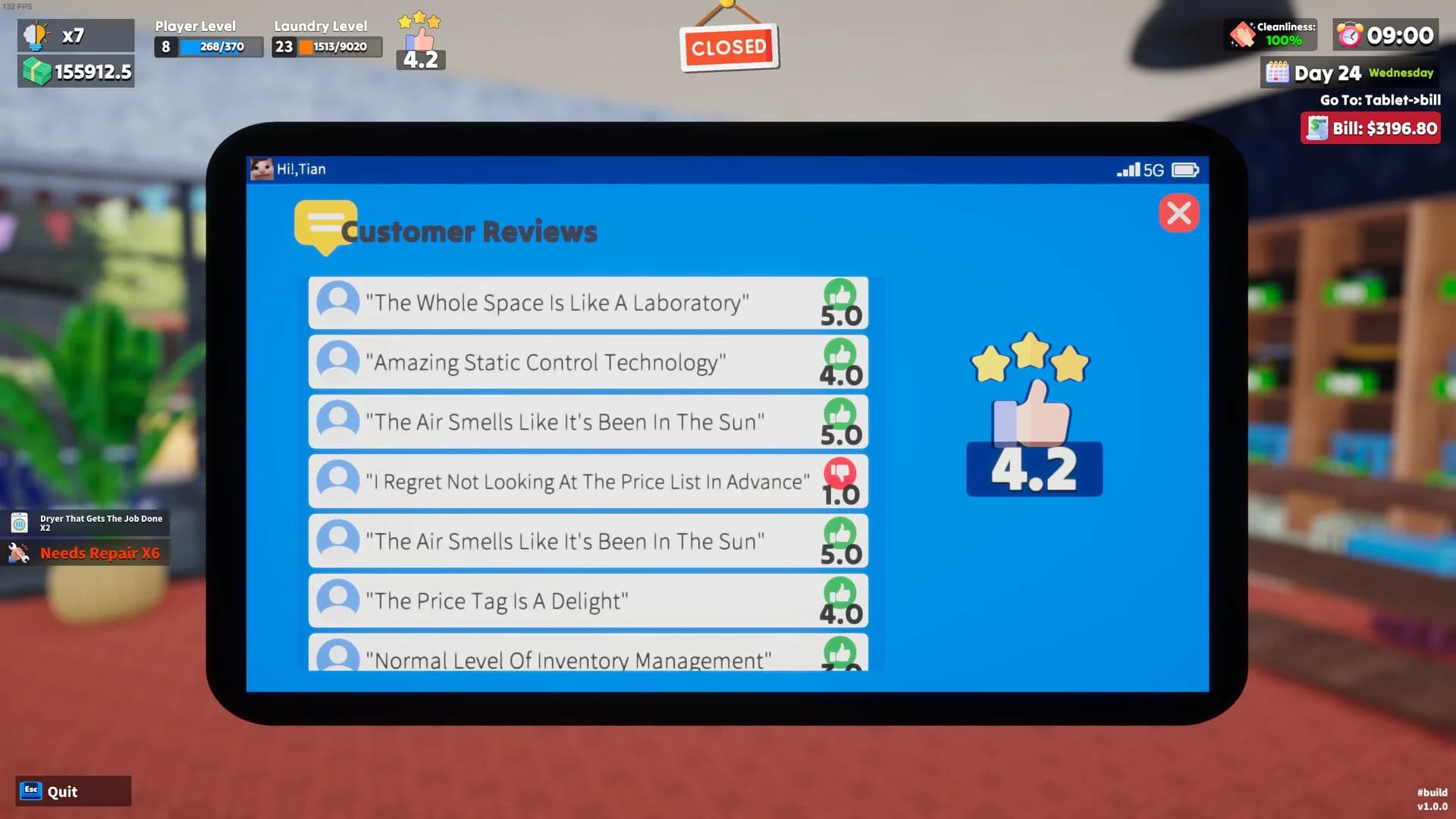 Laundry & Supermarket Simulator görsel 6